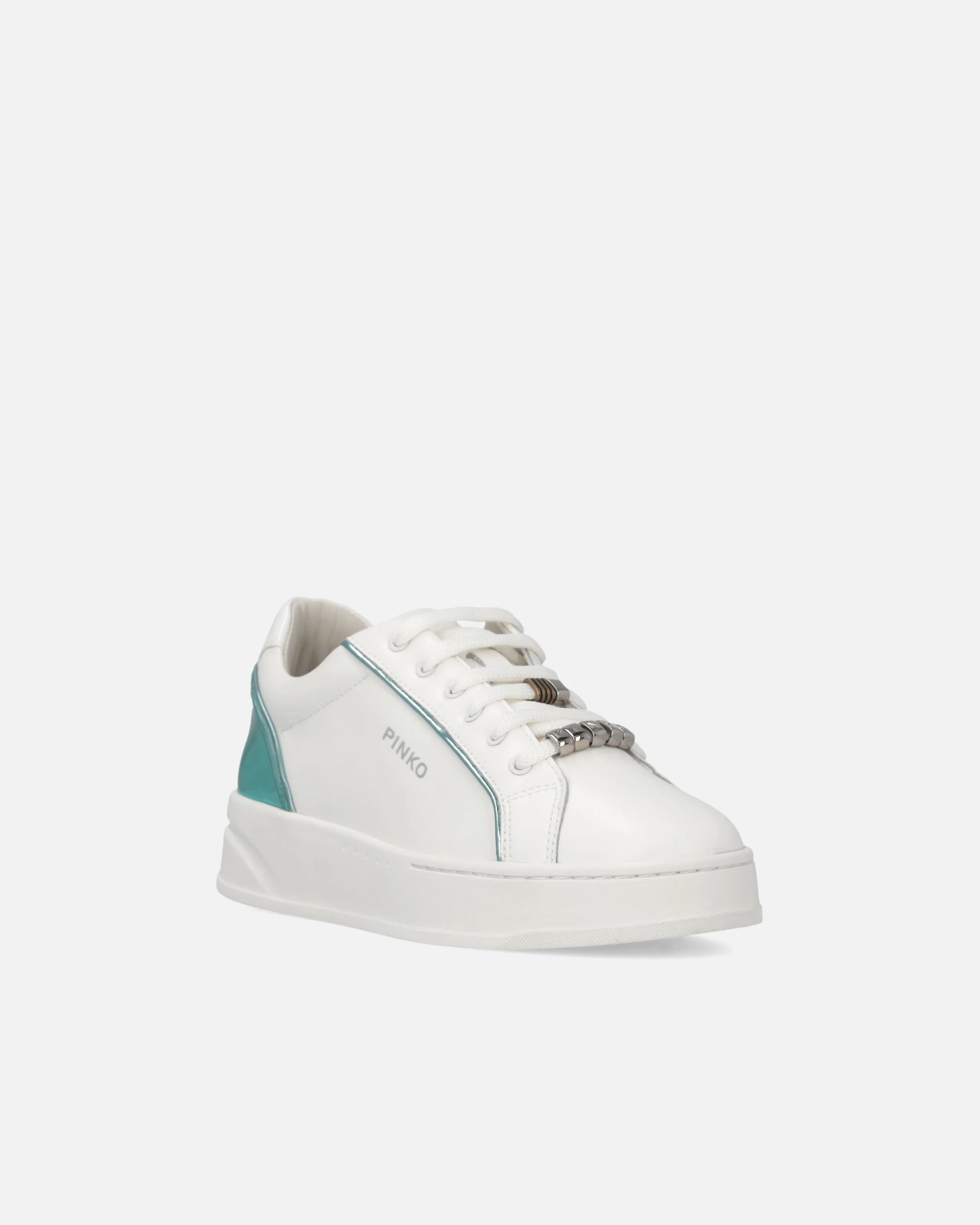 Sneakers in pelle con logo - Image 2