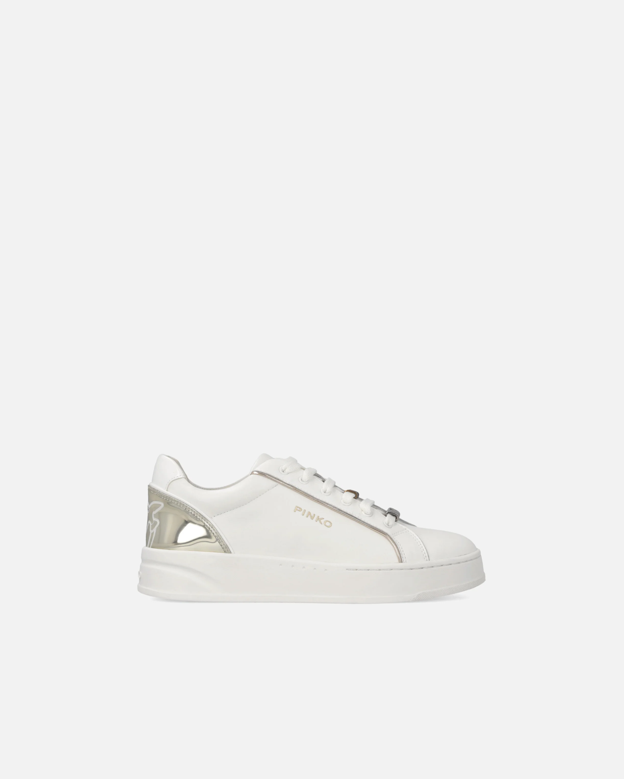 Sneakers in pelle con logo