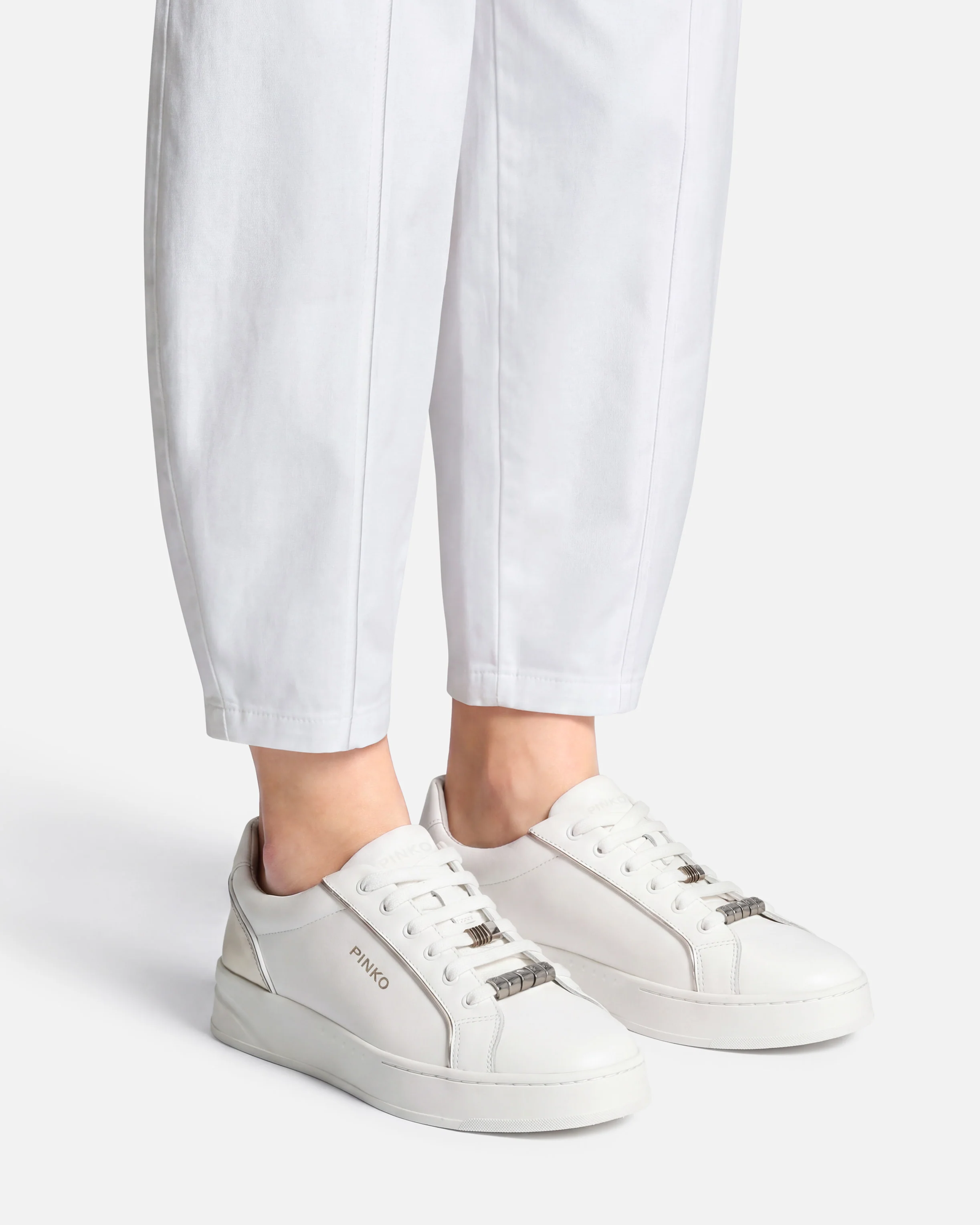 Sneakers in pelle con logo - Image 10