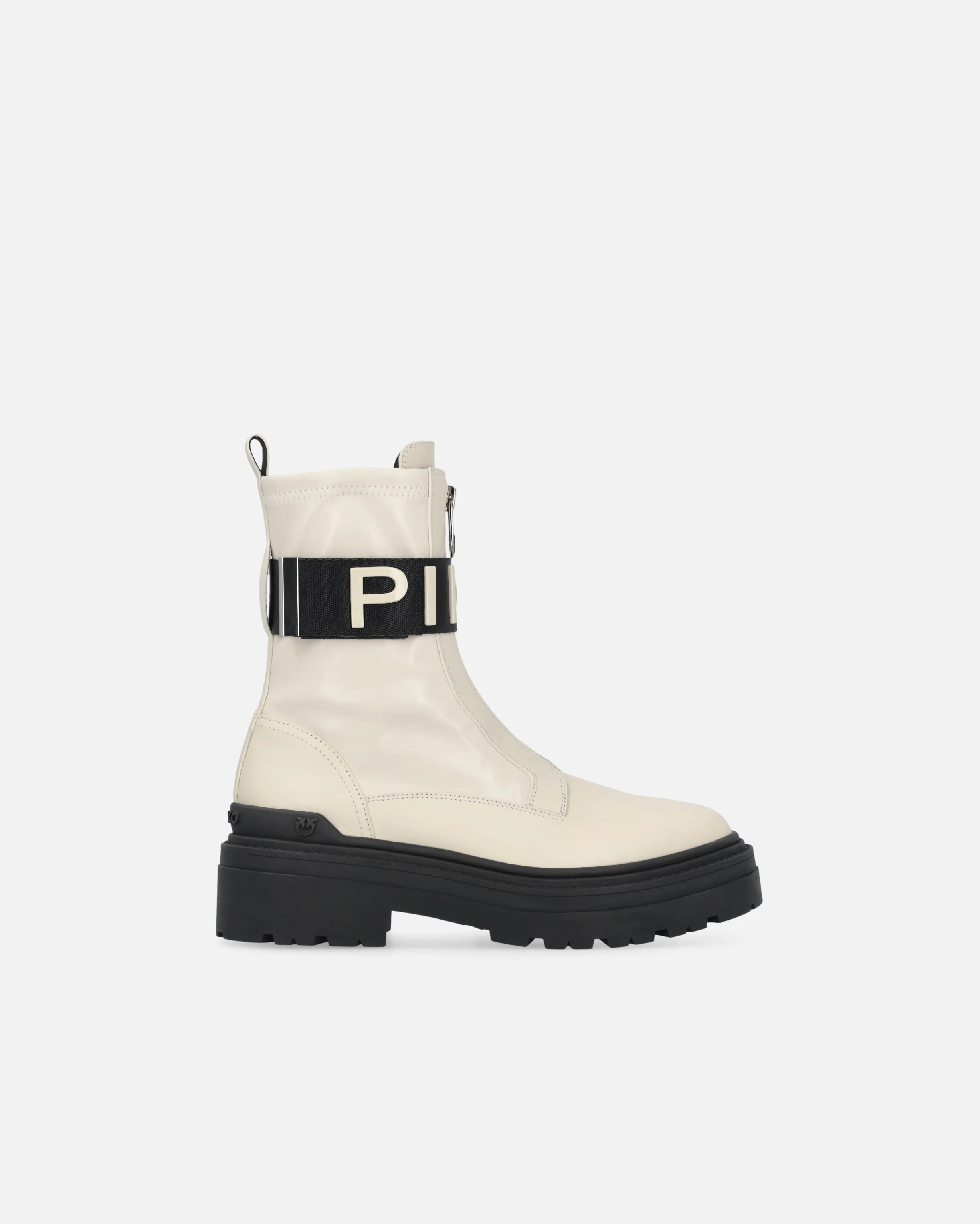 Stivali platform con logo lettering PINKO
