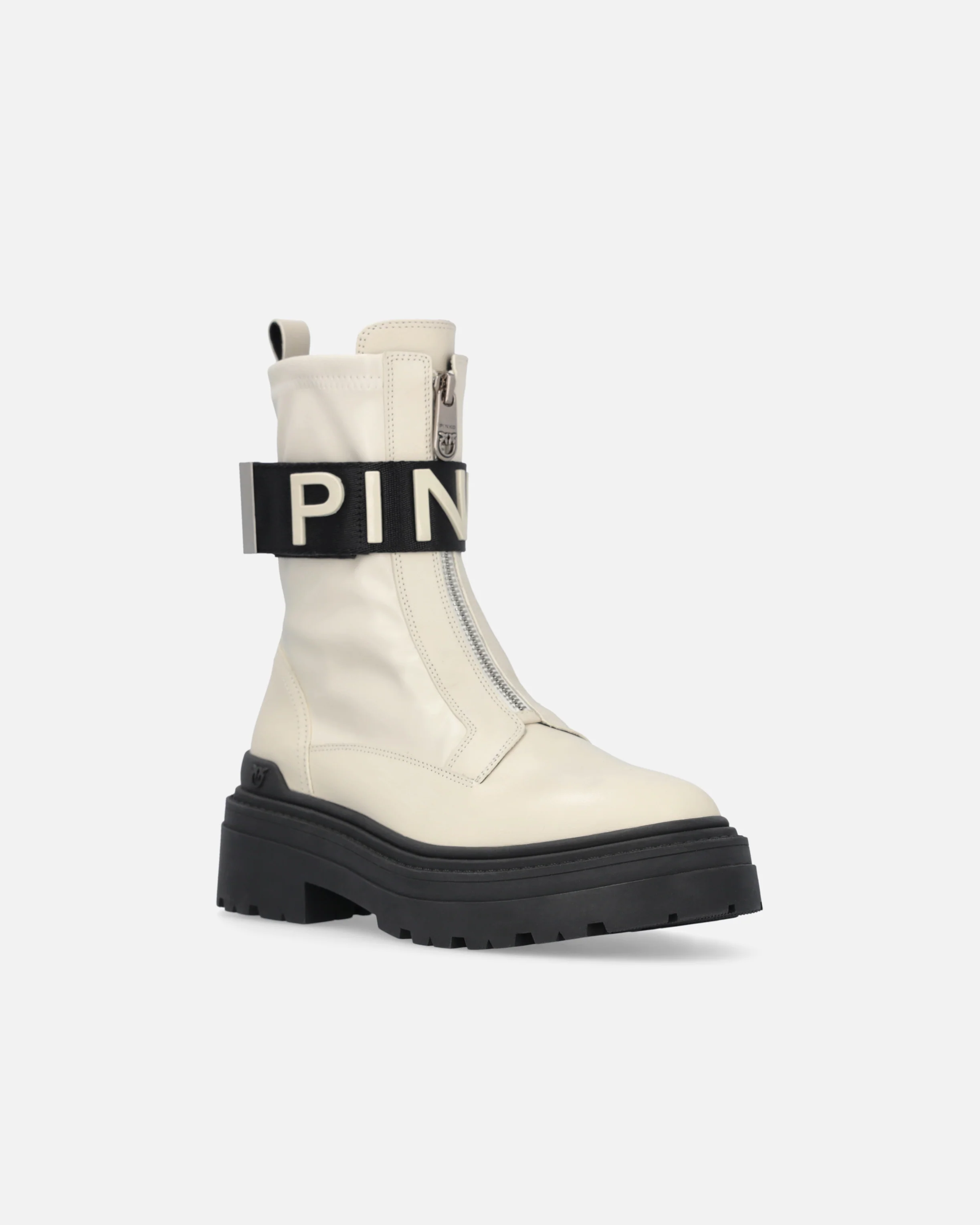 Stivali platform con logo lettering PINKO - Image 2
