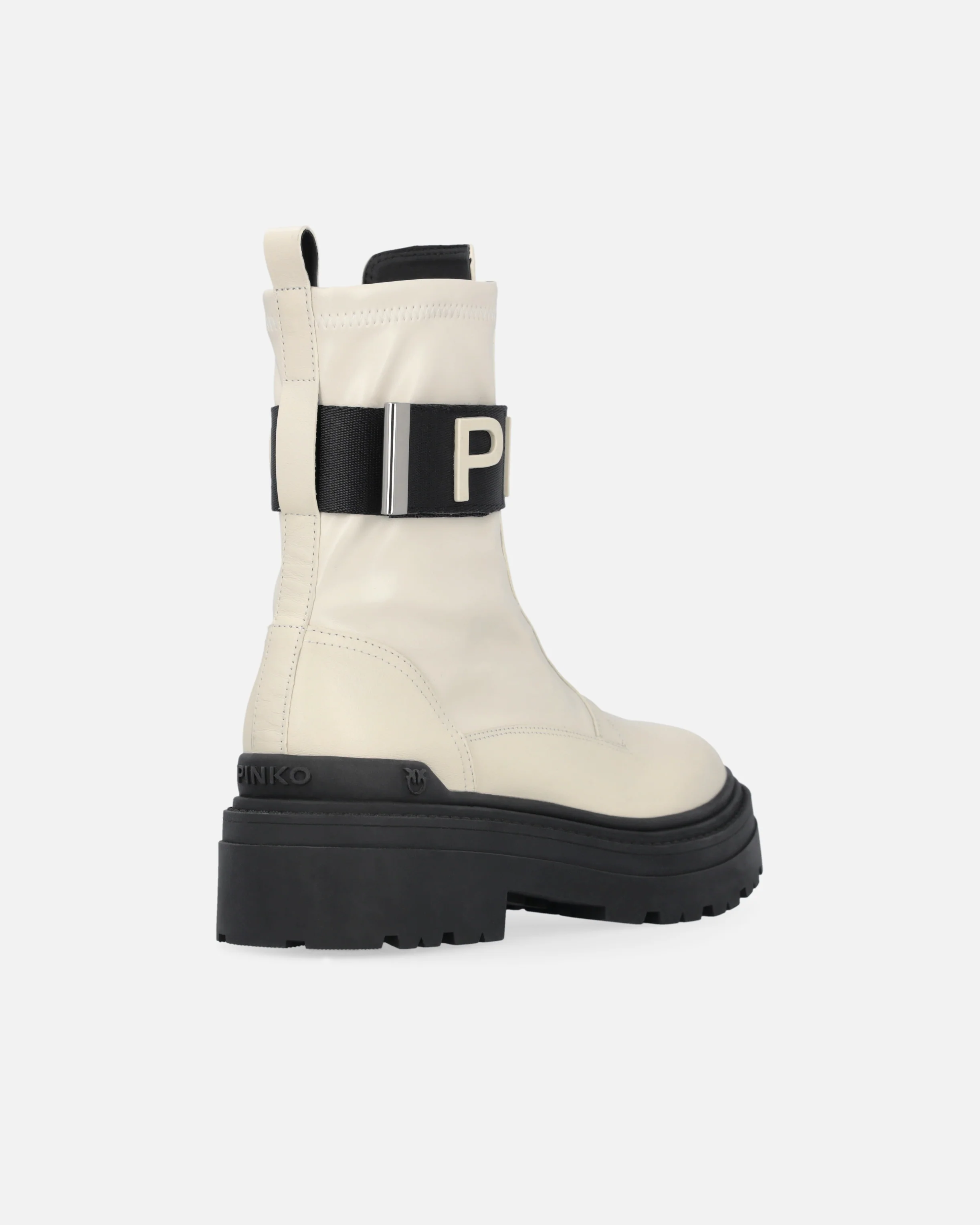 Stivali platform con logo lettering PINKO - Image 3