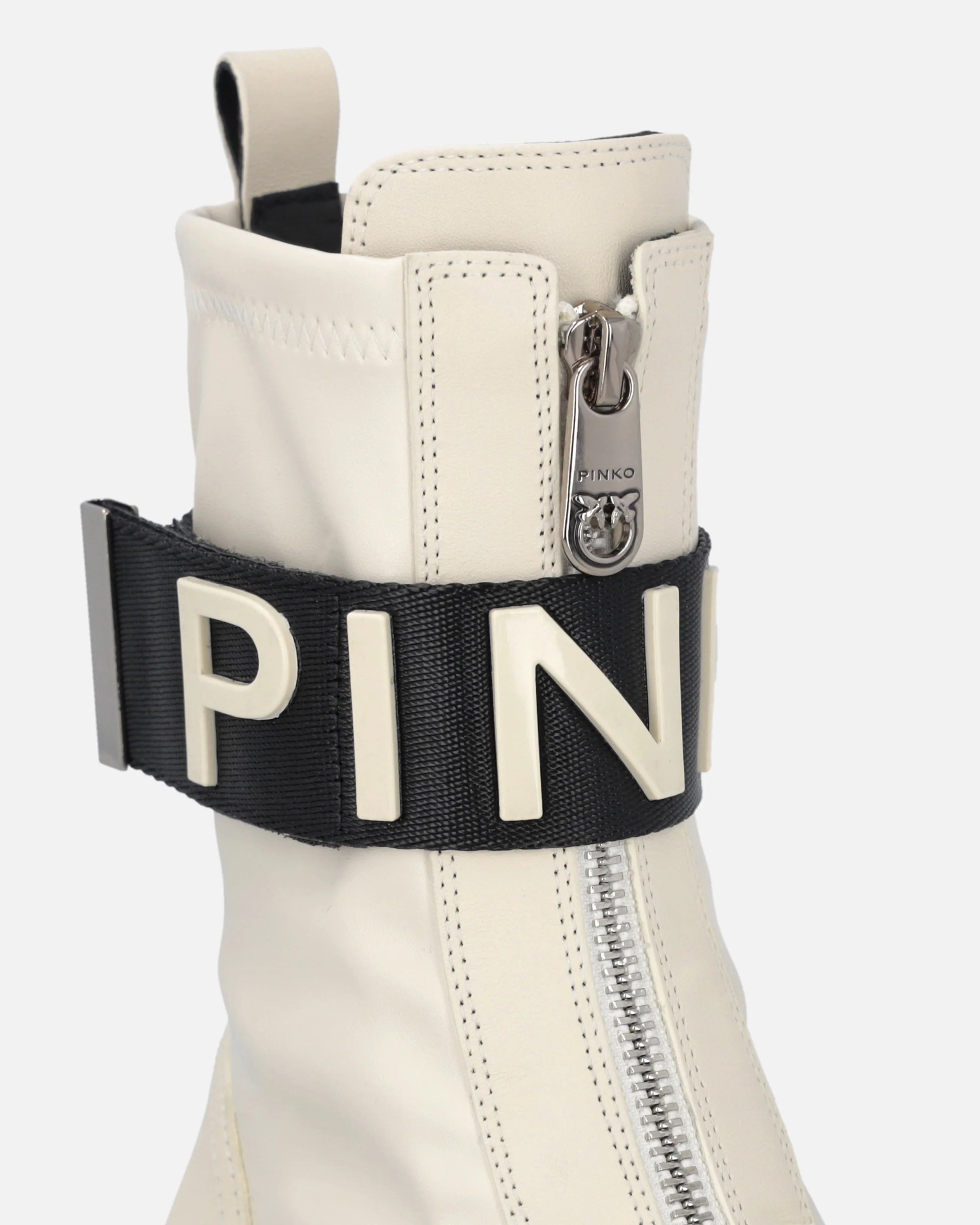 Stivali platform con logo lettering PINKO - Image 4