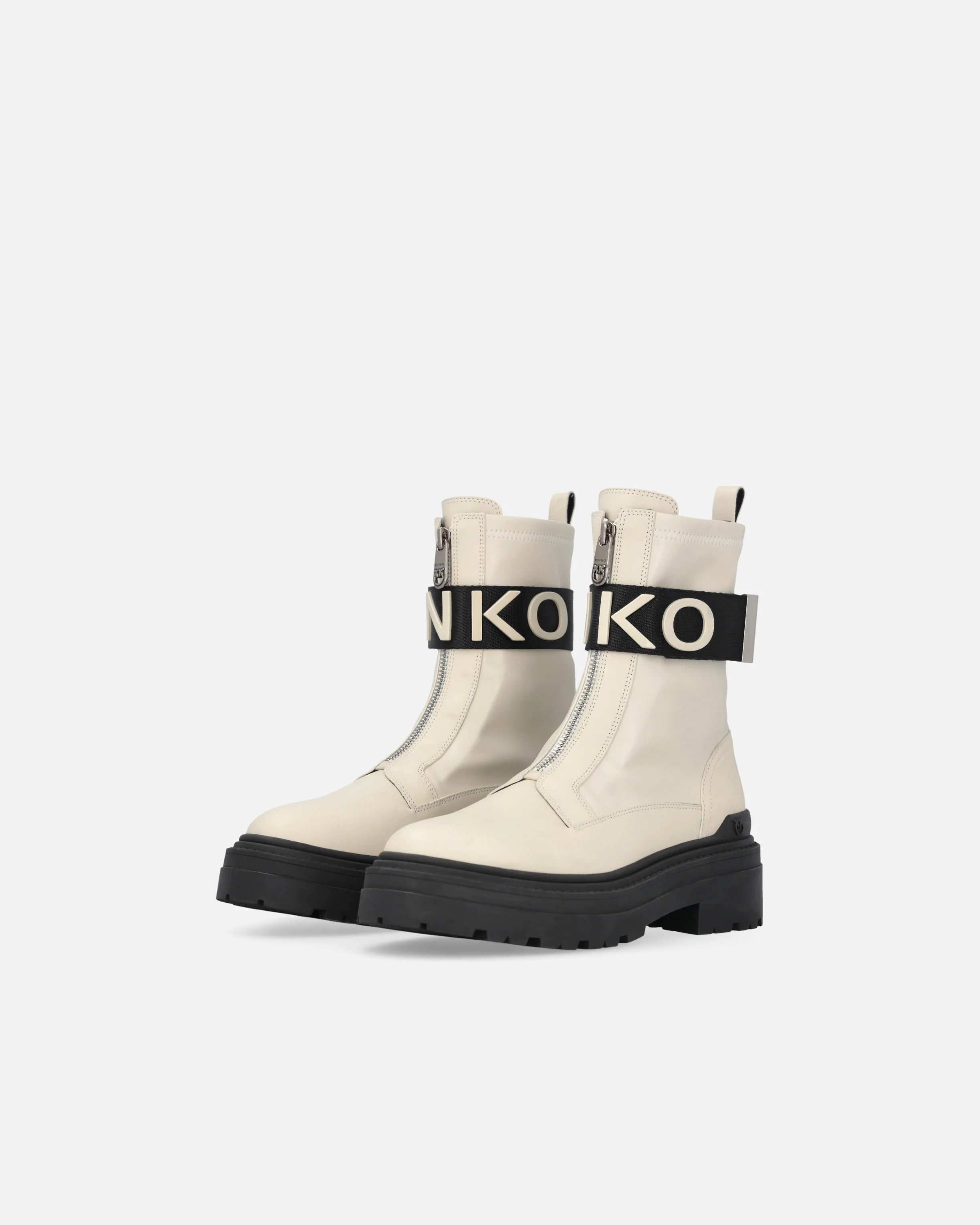 Stivali platform con logo lettering PINKO - Image 6