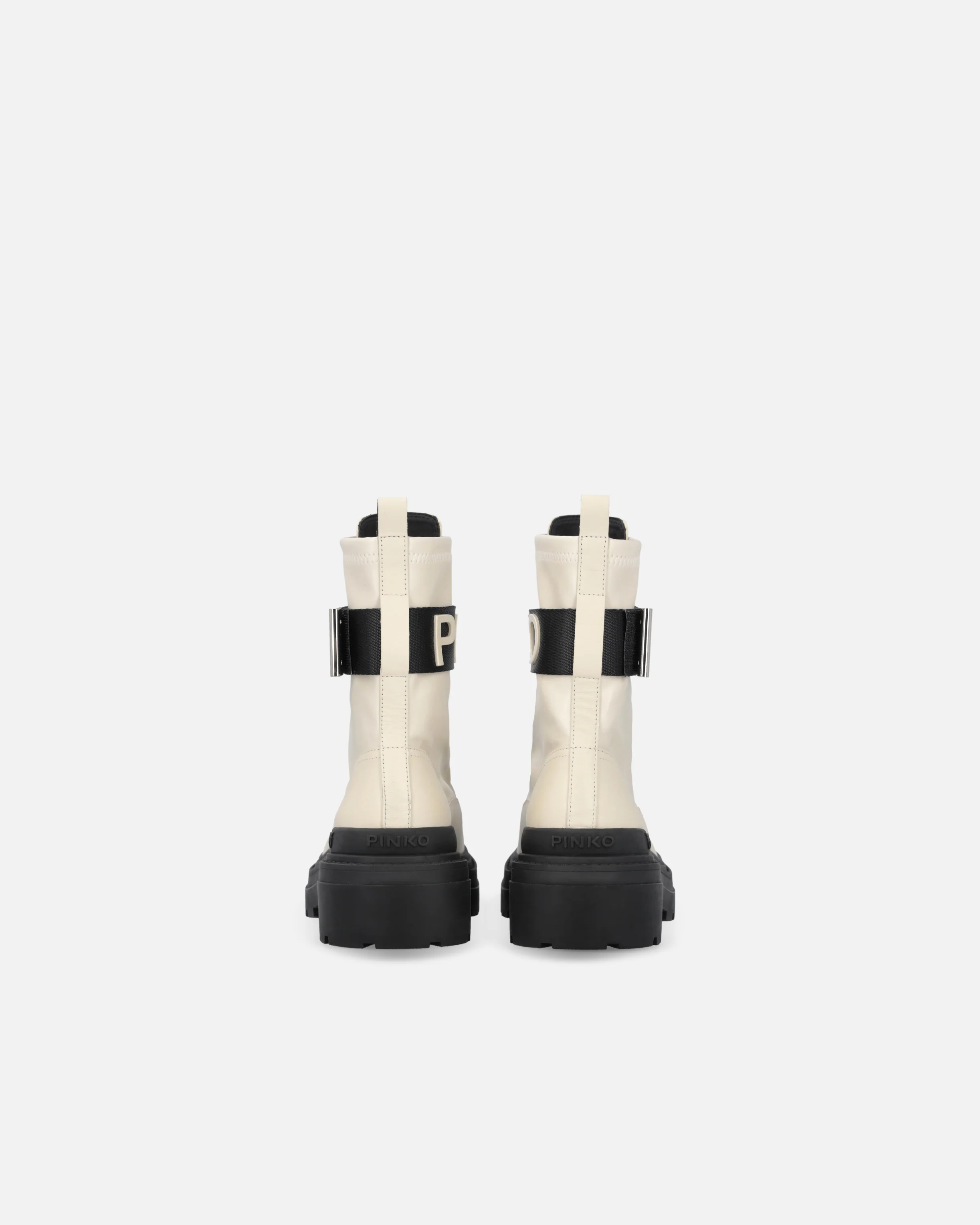 Stivali platform con logo lettering PINKO - Image 8