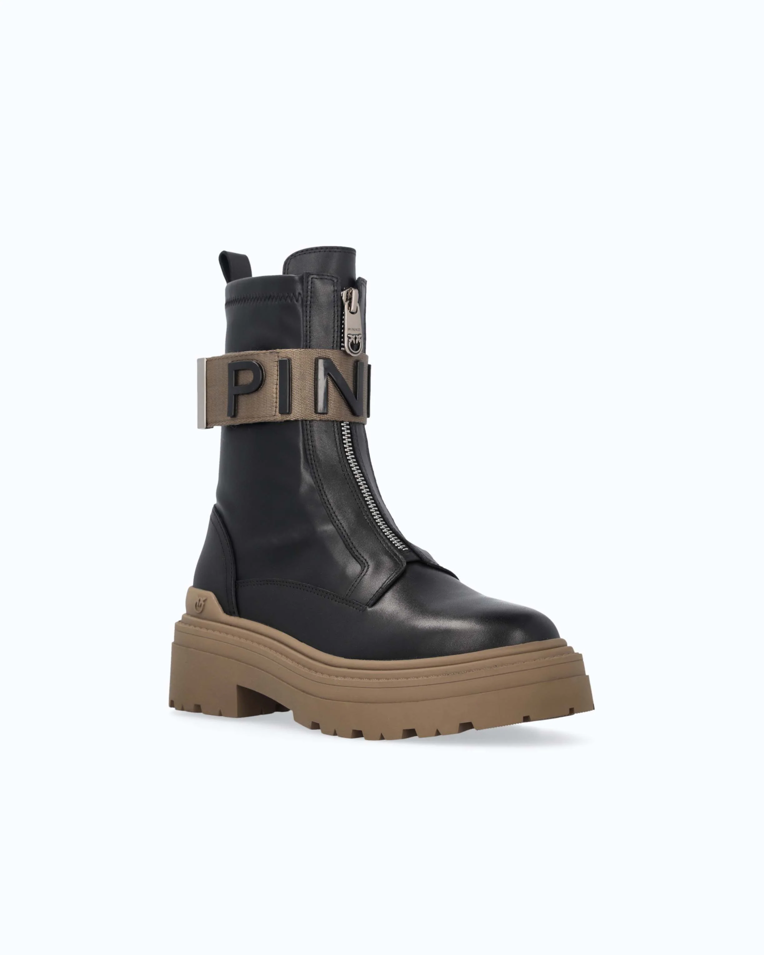 Stivali platform con logo lettering PINKO - Image 2