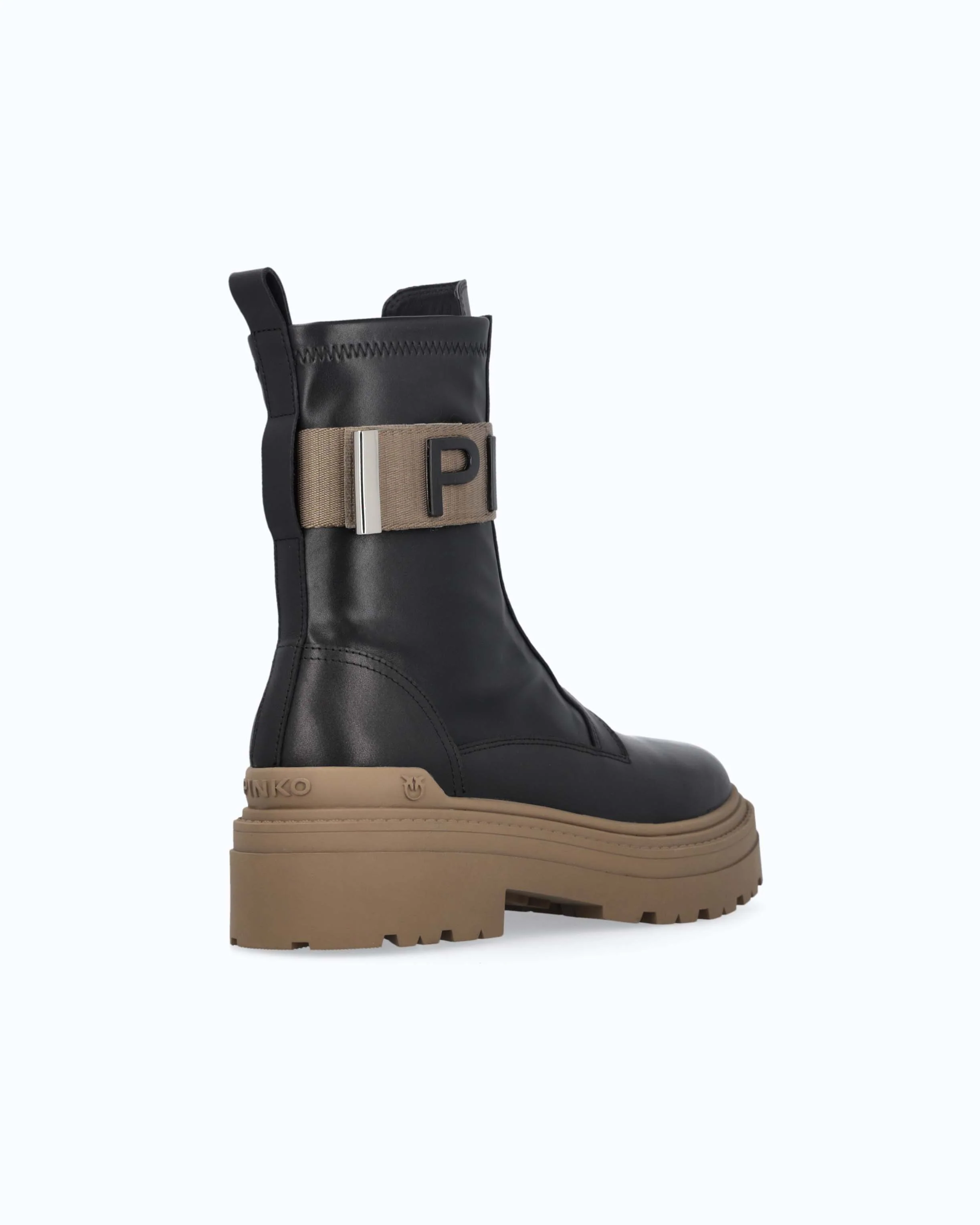 Stivali platform con logo lettering PINKO - Image 3
