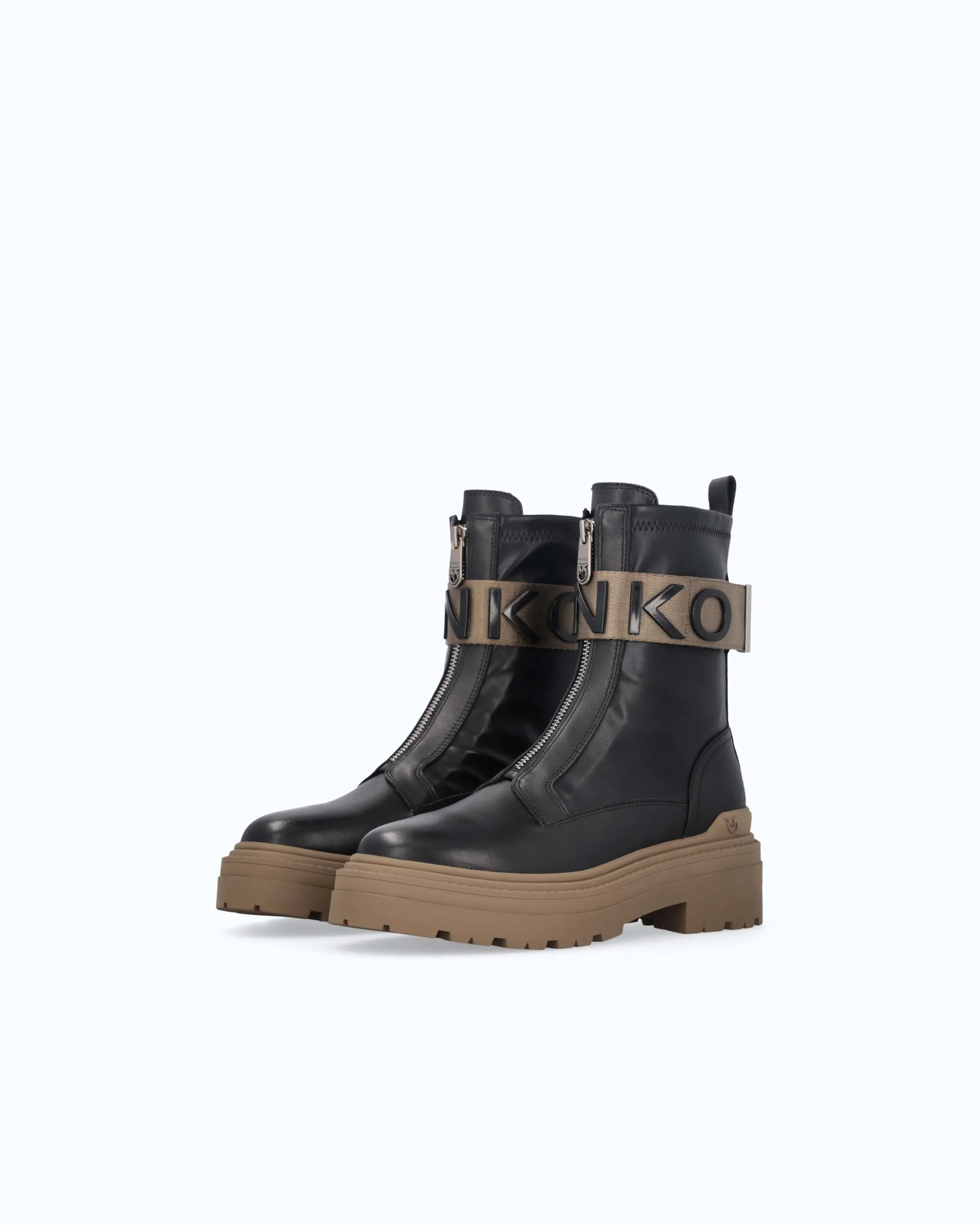 Stivali platform con logo lettering PINKO - Image 6