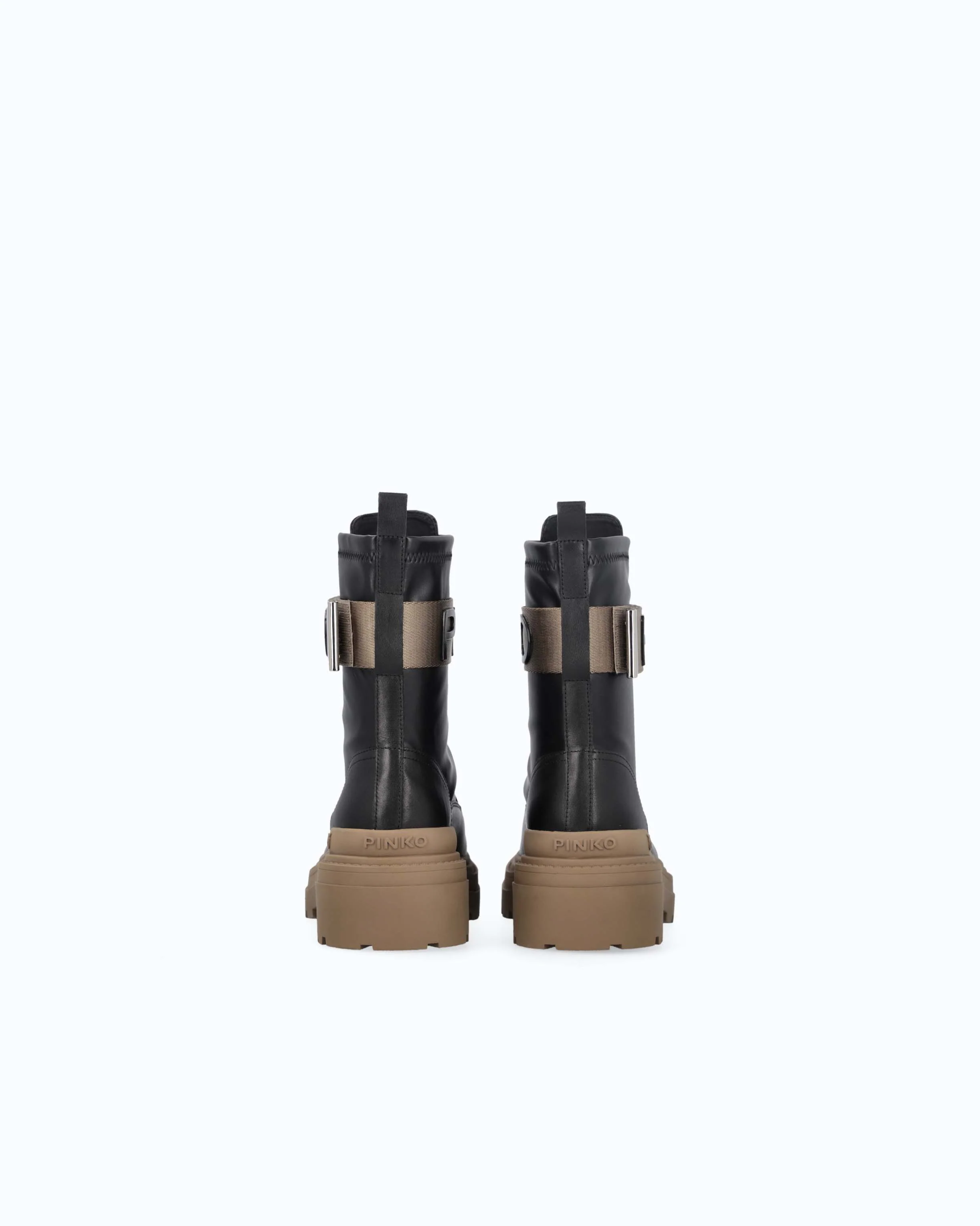 Stivali platform con logo lettering PINKO - Image 8
