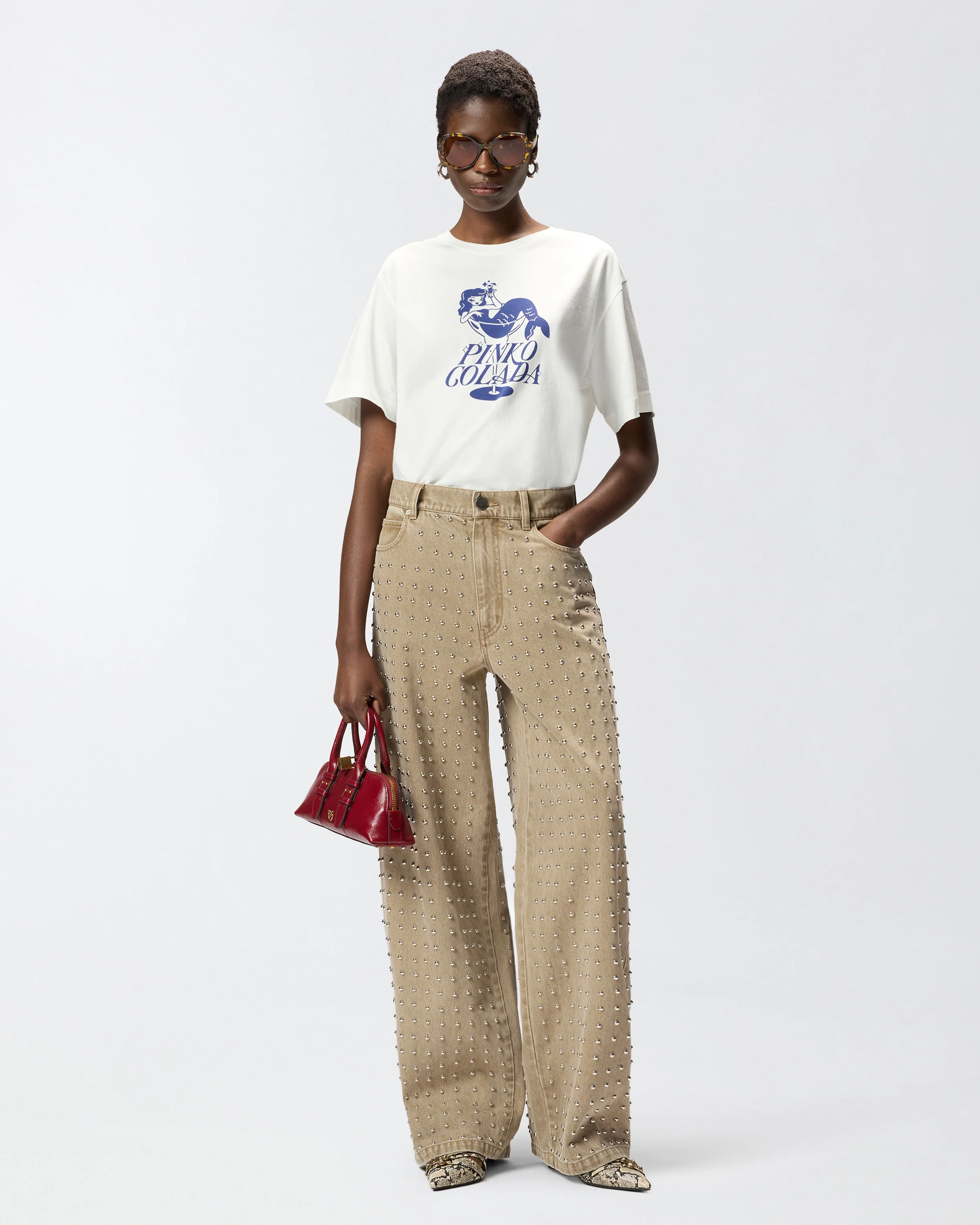 T-shirt con sirena Pinko Colada - Image 2