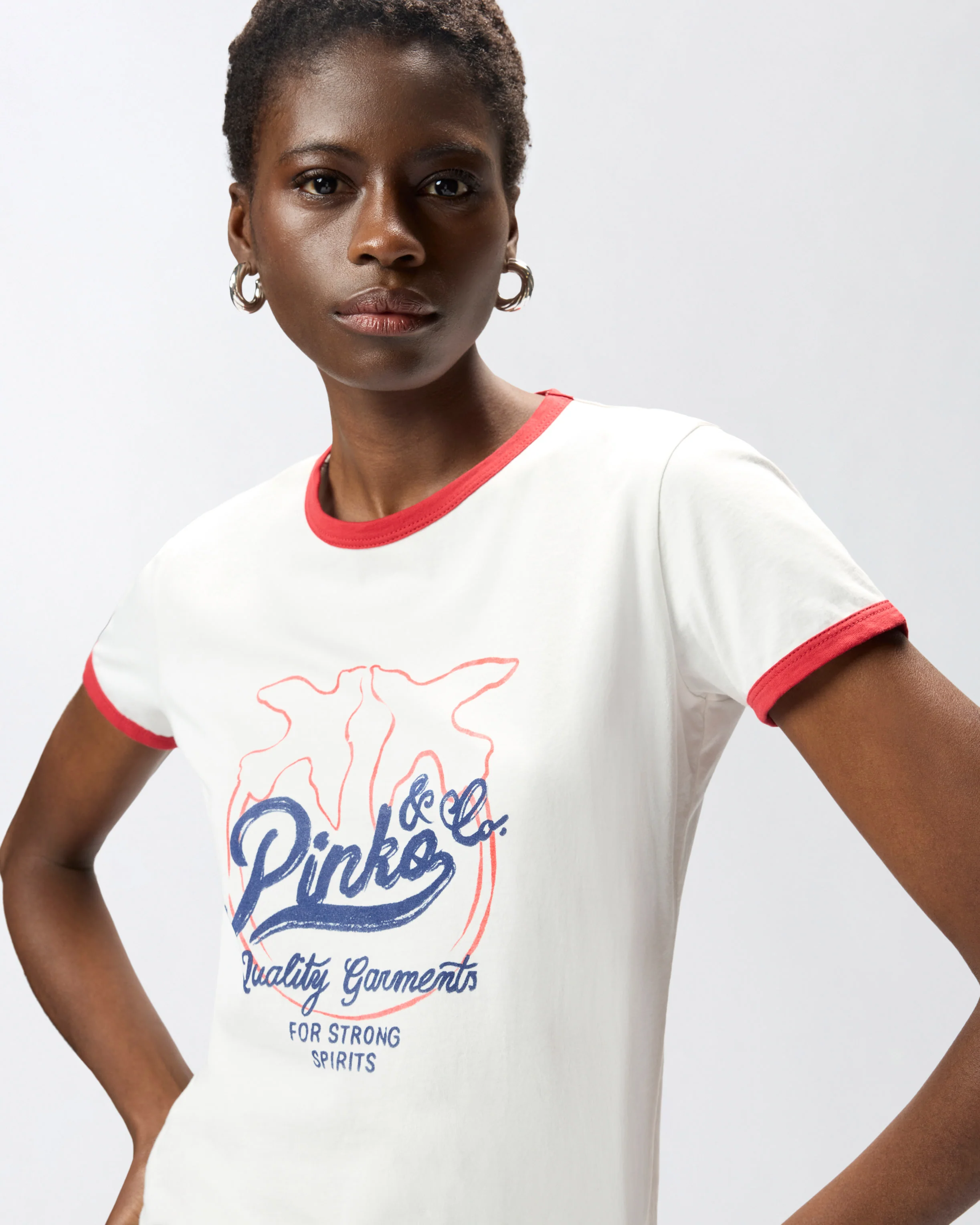 T-shirt con stampa logata - Image 4