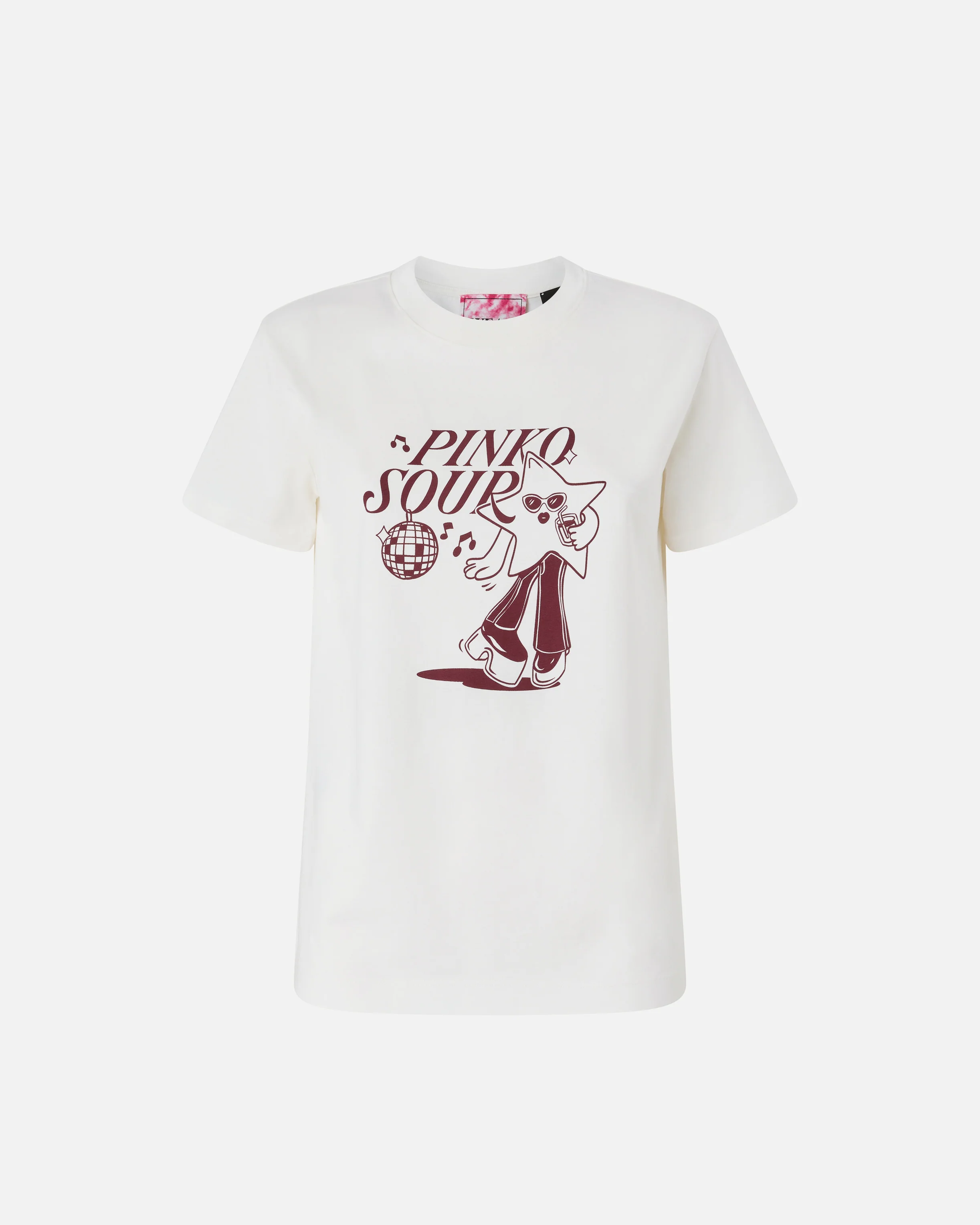 T-shirt con stampa stella disco Pinko Sour - Image 5