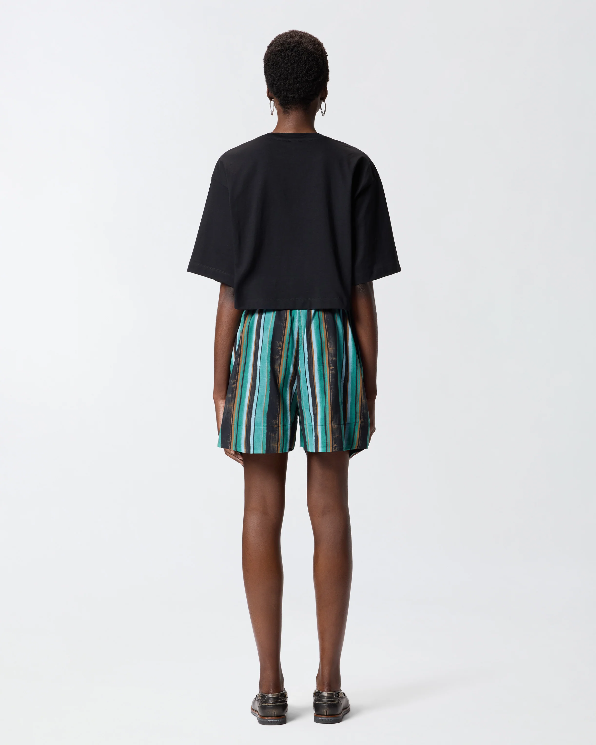 T-shirt cropped con ricamo Love Birds - Image 3
