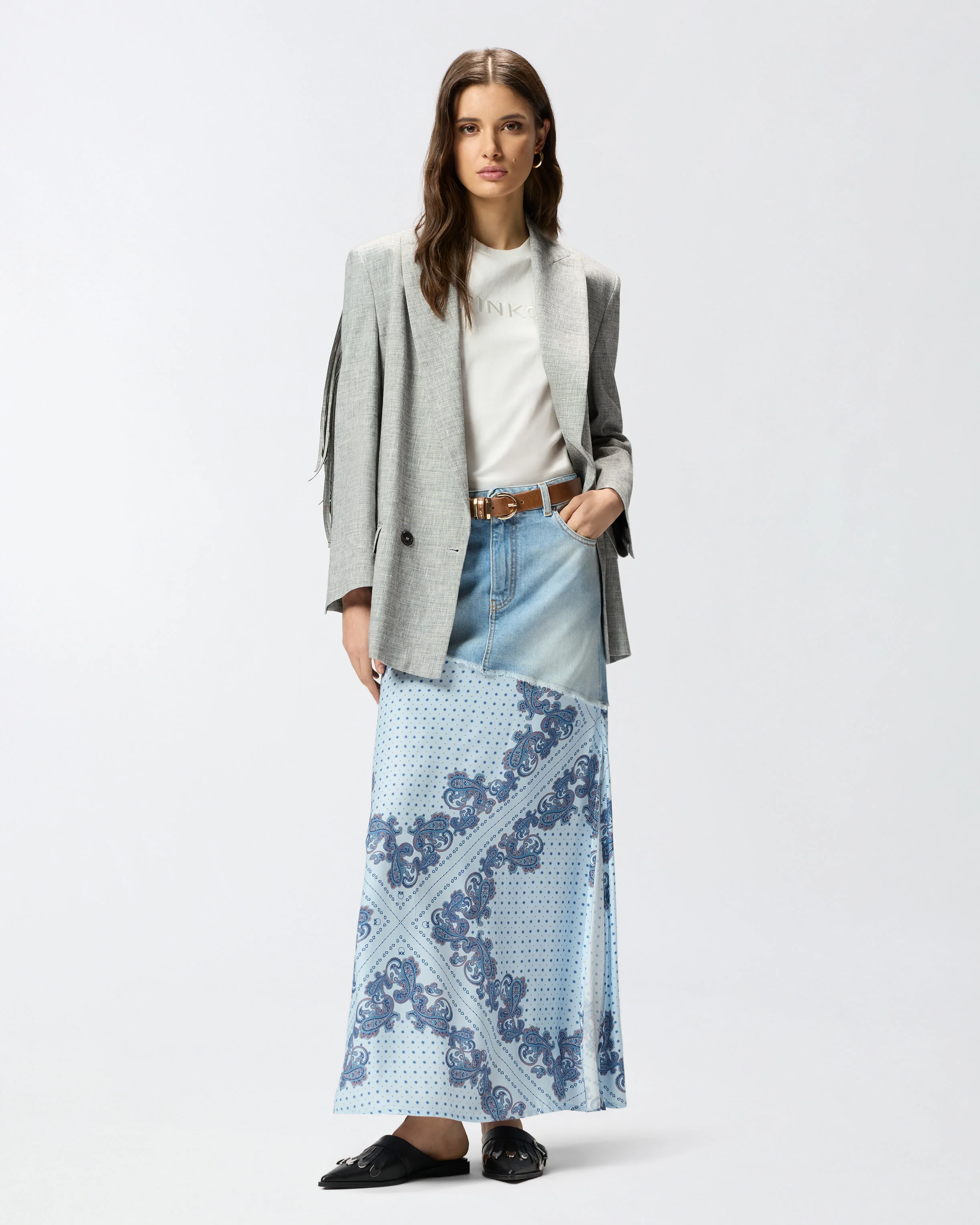 T-shirt ricamo logo PINKO - Image 2