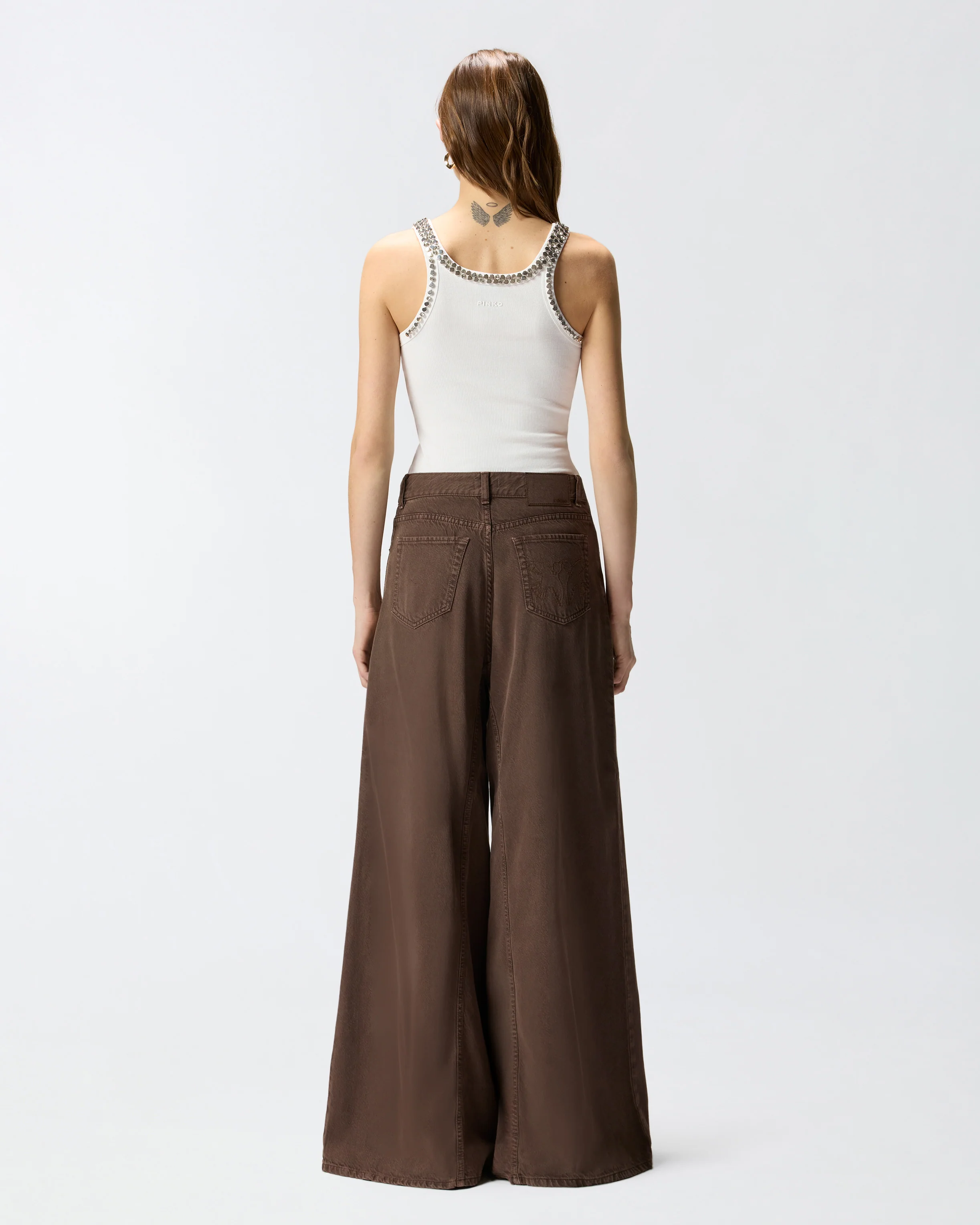 Top a costine con ricami gioiello - Image 3