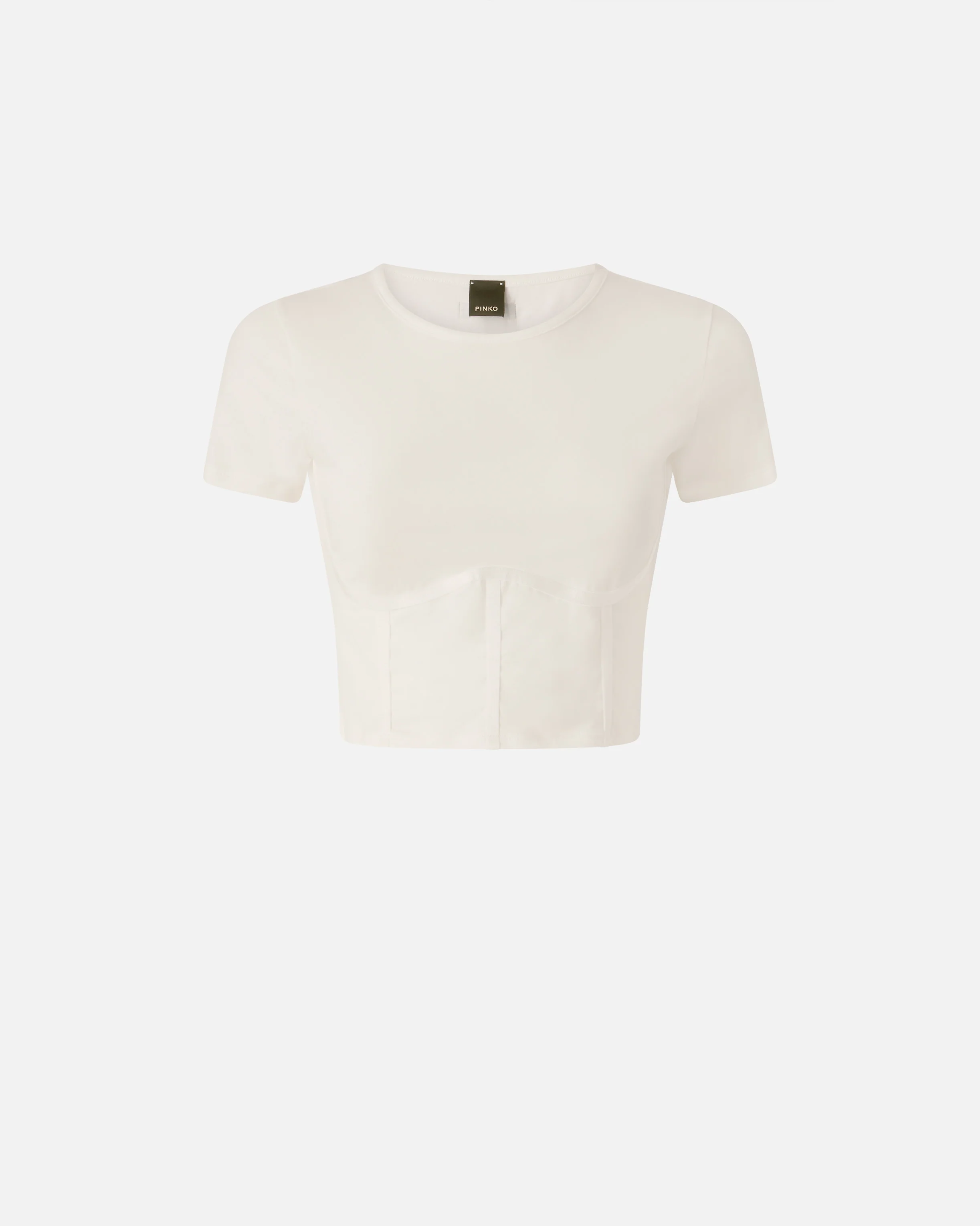 Top bustier con maniche corte - Image 5