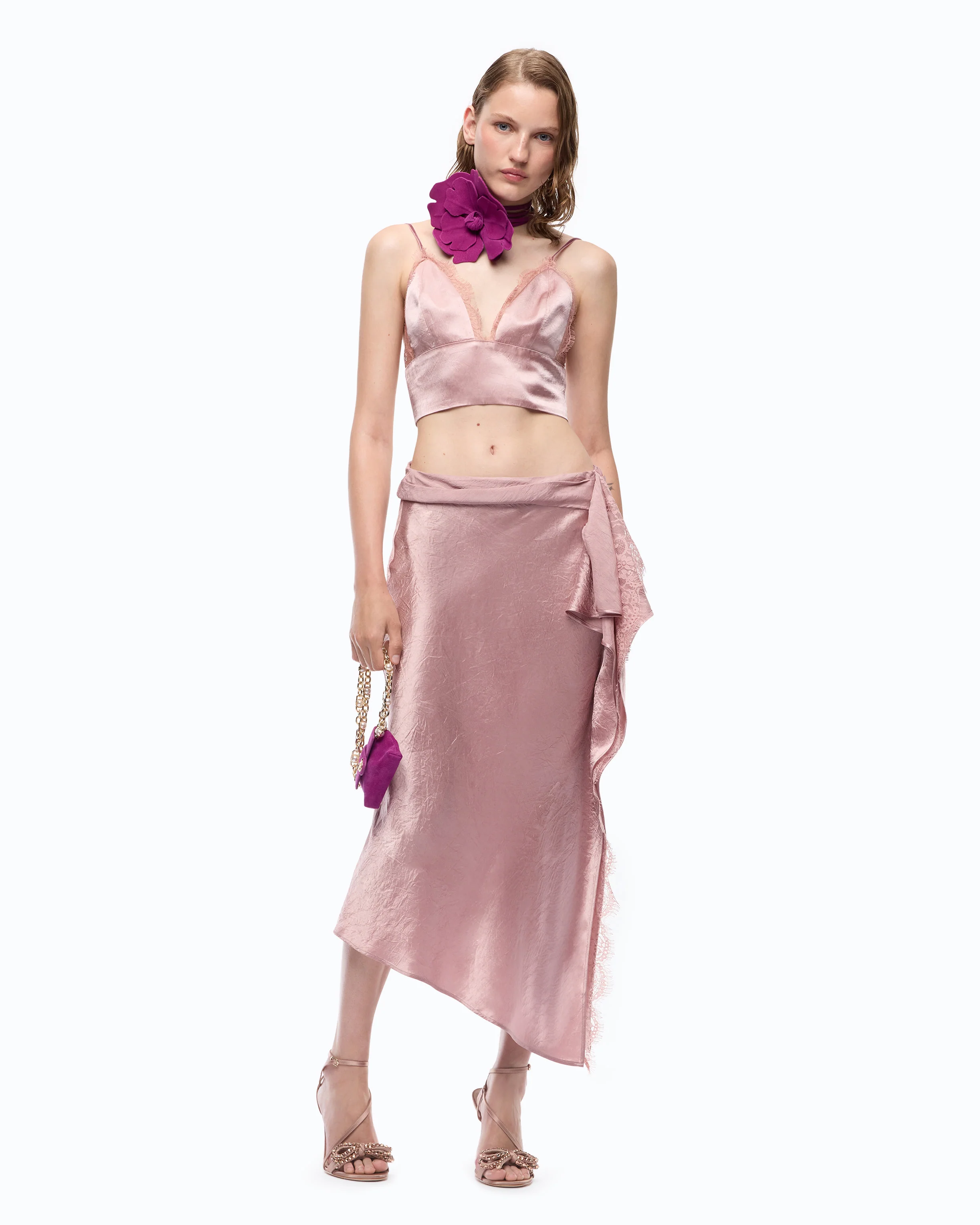 Top bustier con spalline sottili - Image 2