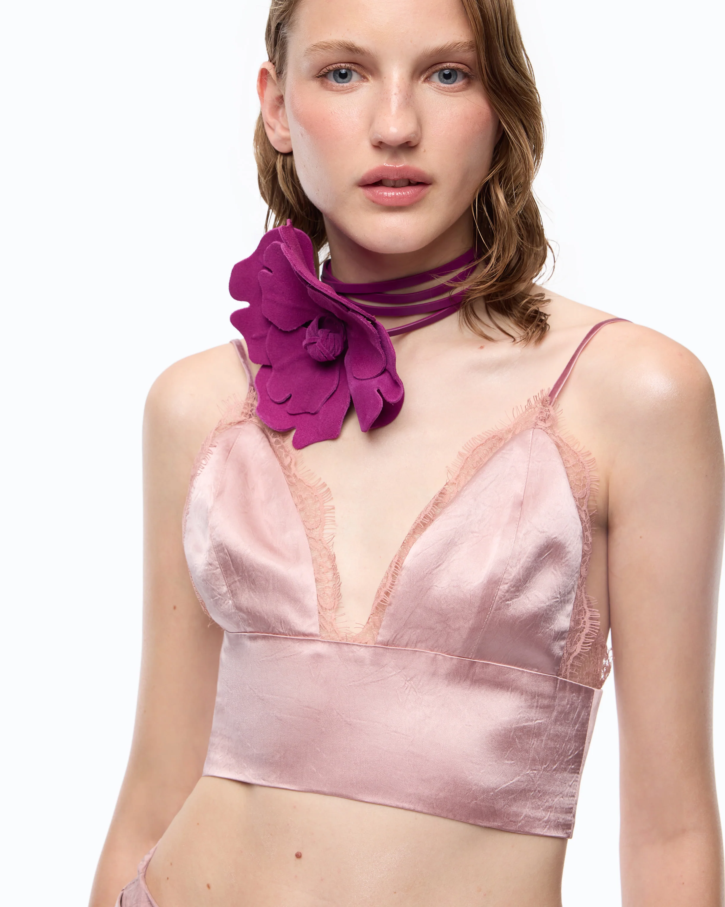 Top bustier con spalline sottili - Image 3