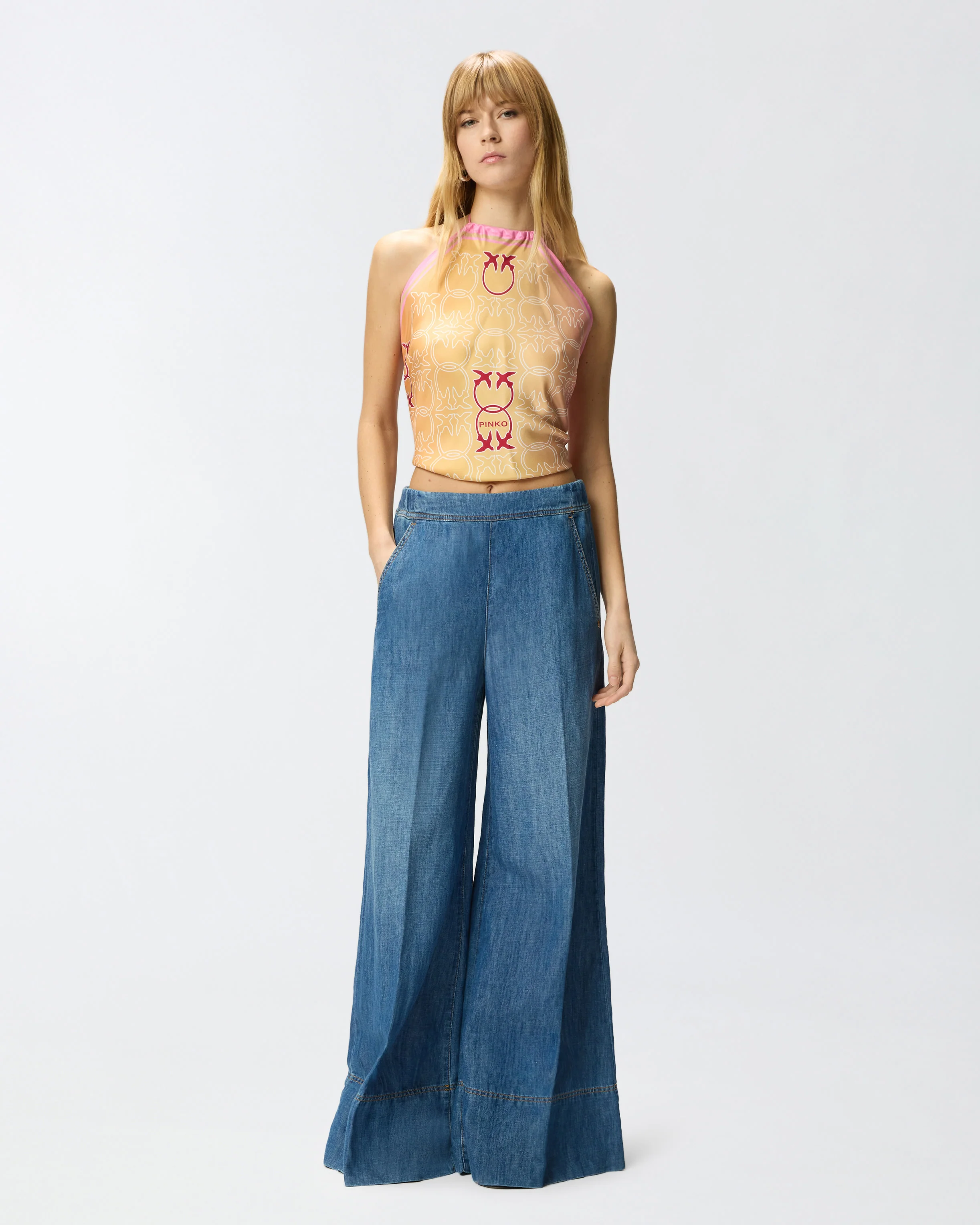 Top copricostume con logo Love Birds - Image 2