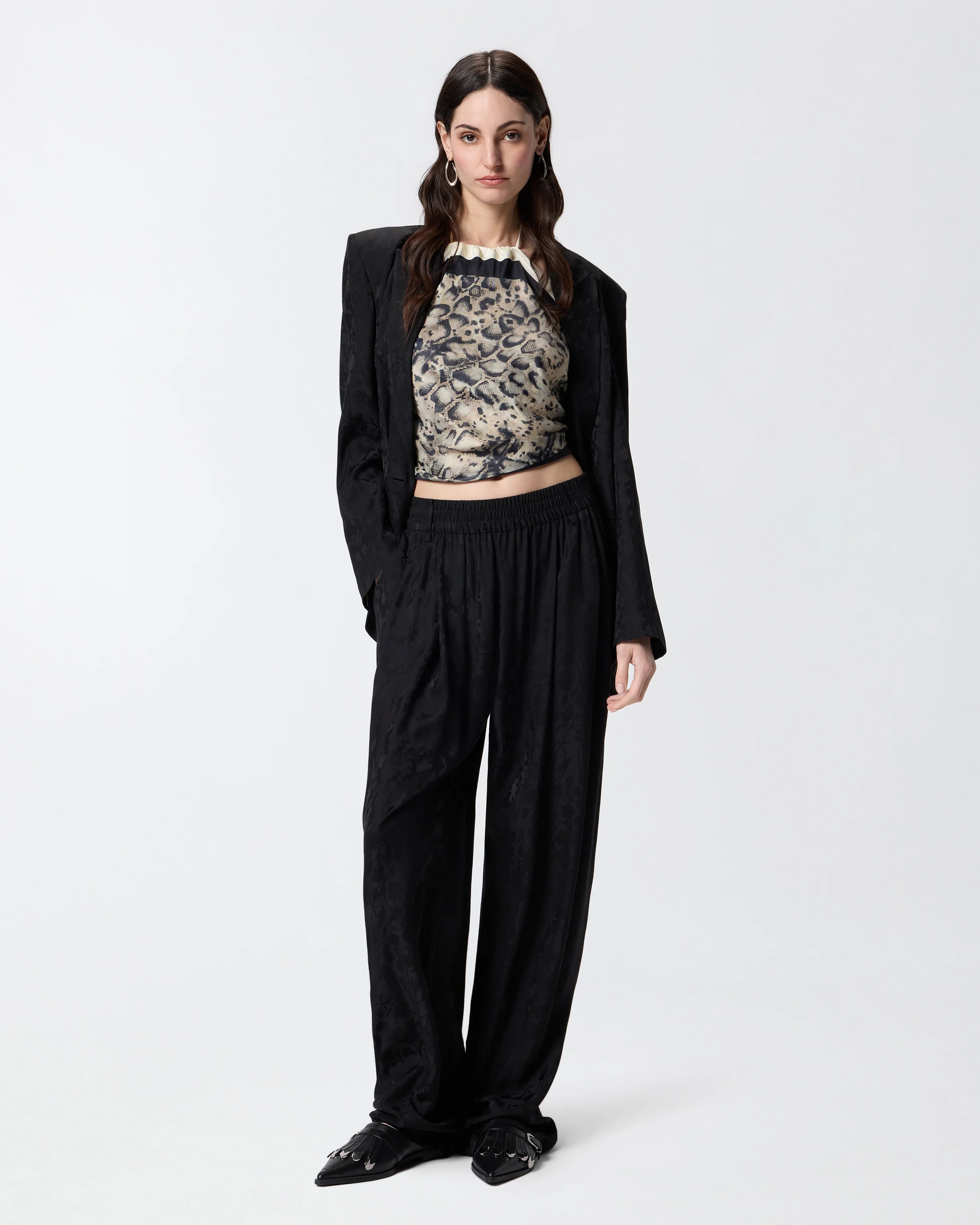 Top copricostume con stampa snake - Image 2