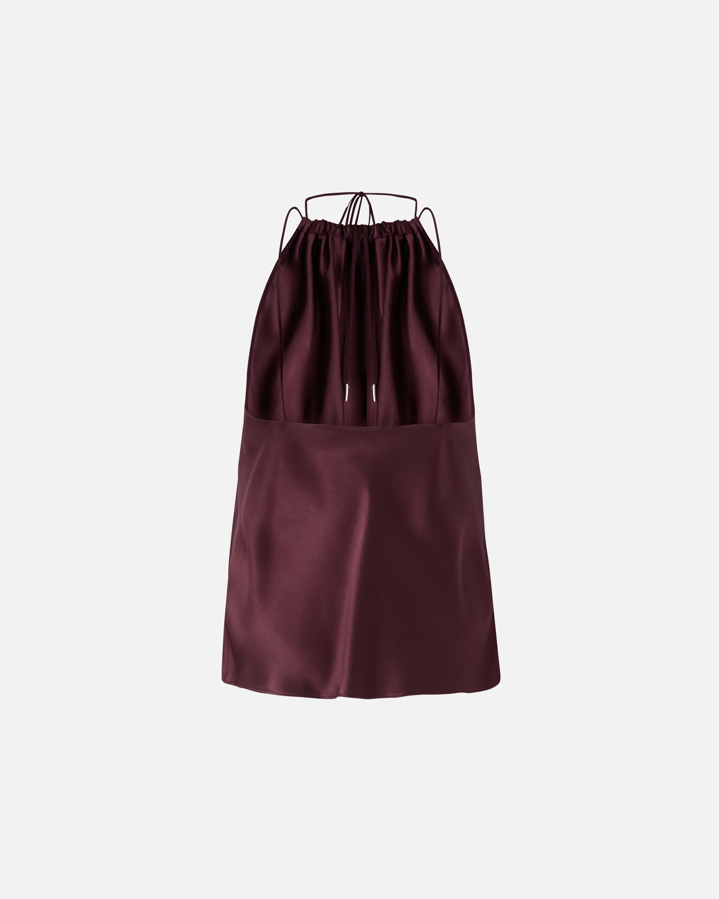 Top in satin con scollo all'americana - Image 6