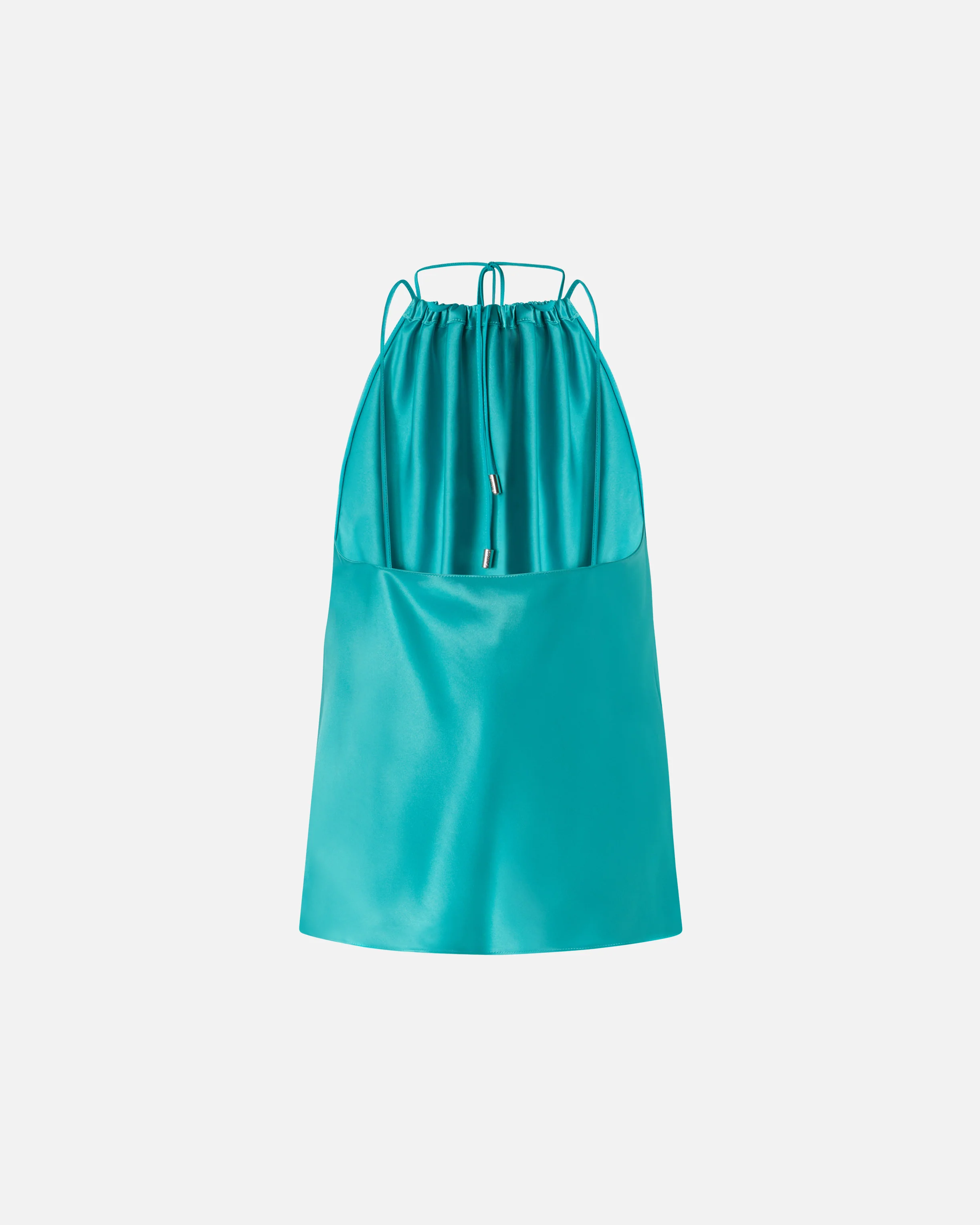 Top in satin con scollo all'americana - Image 6