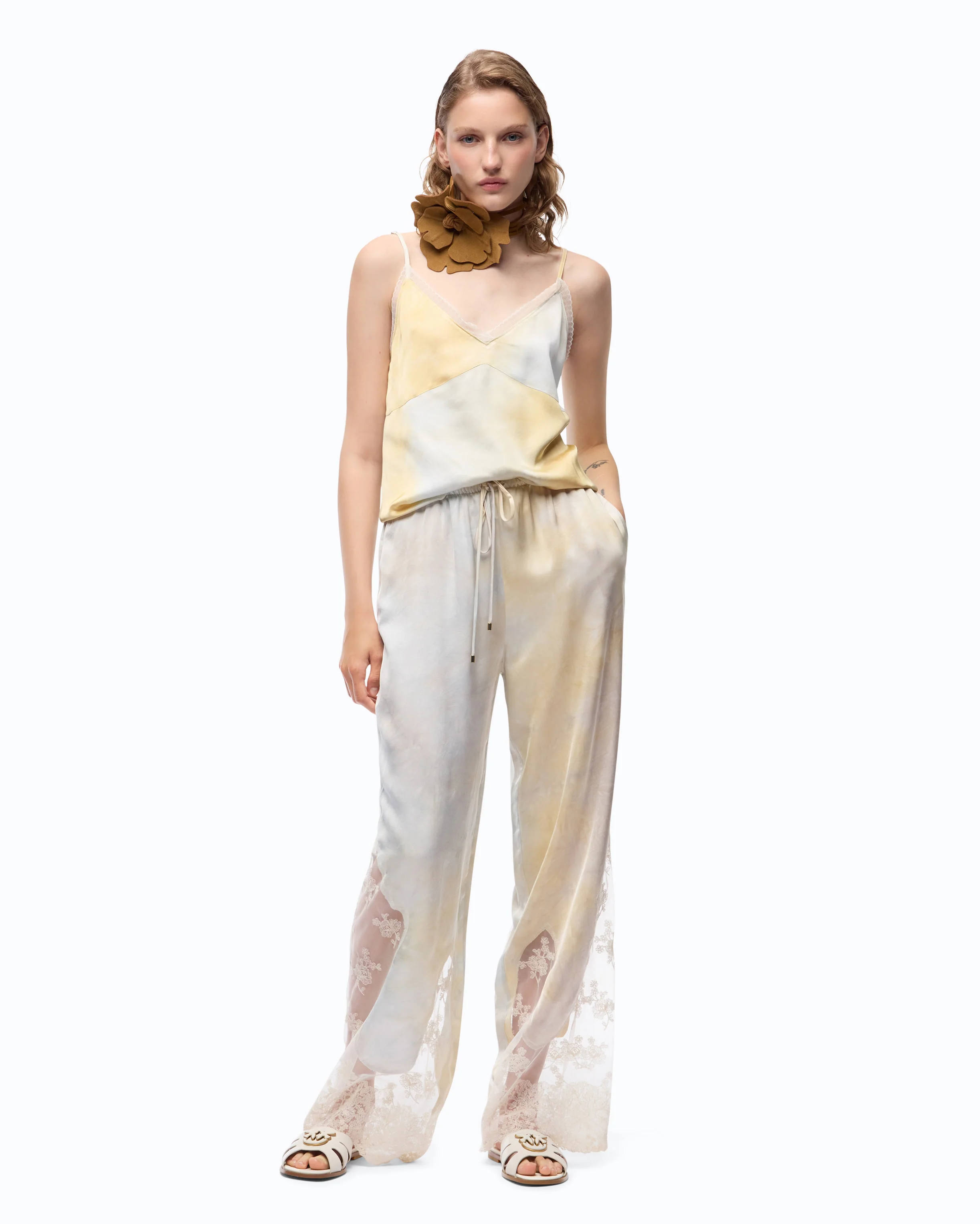 Top in satin dal colore sfumato - Image 2