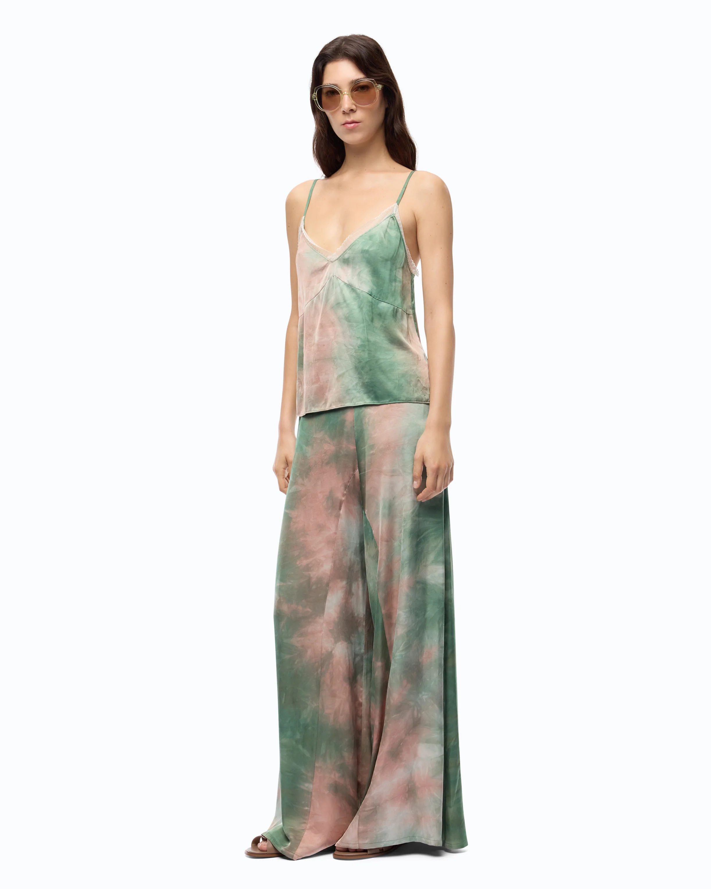 Top in satin dal colore sfumato - Image 2