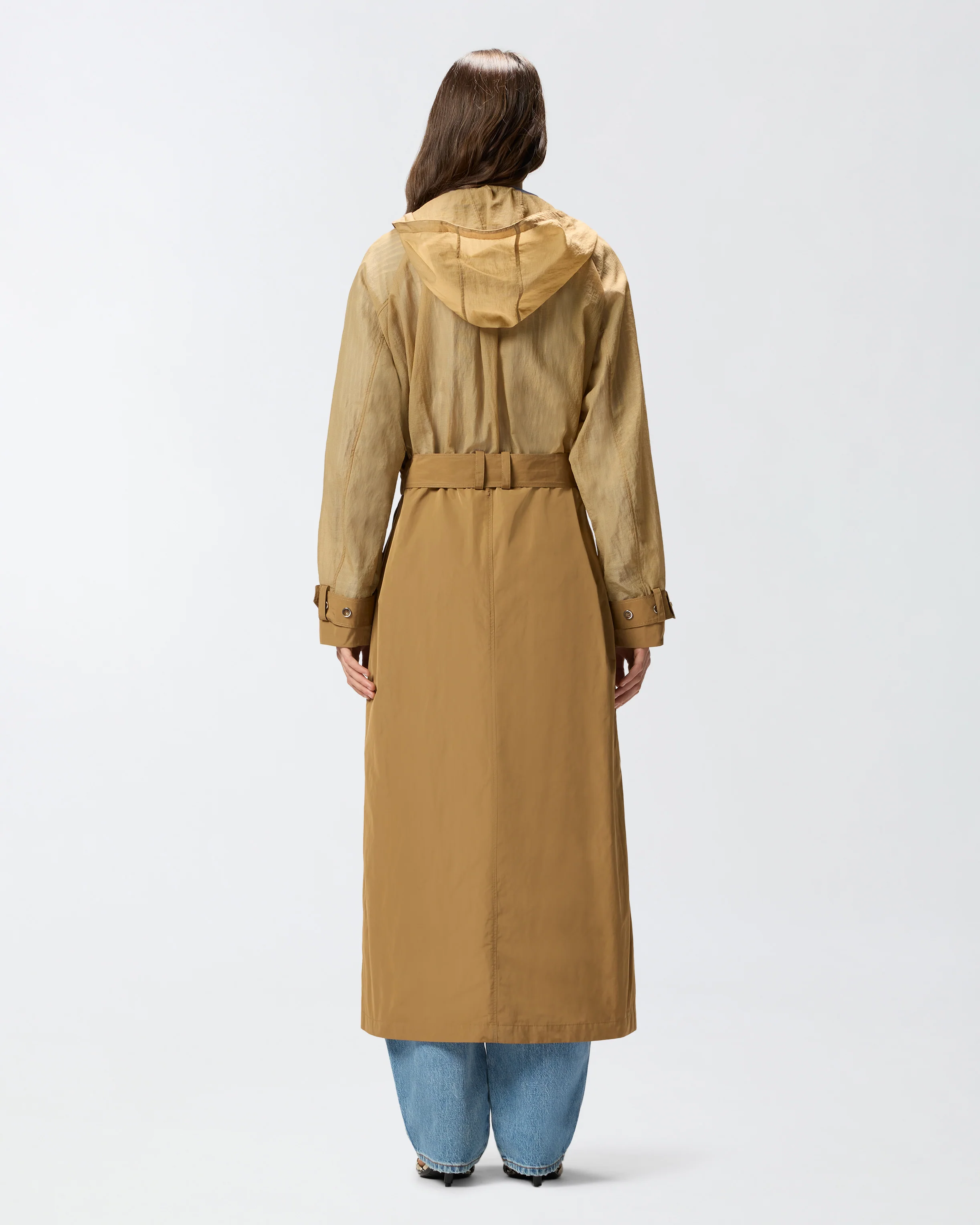 Trench con inserti trasparenti - Image 3