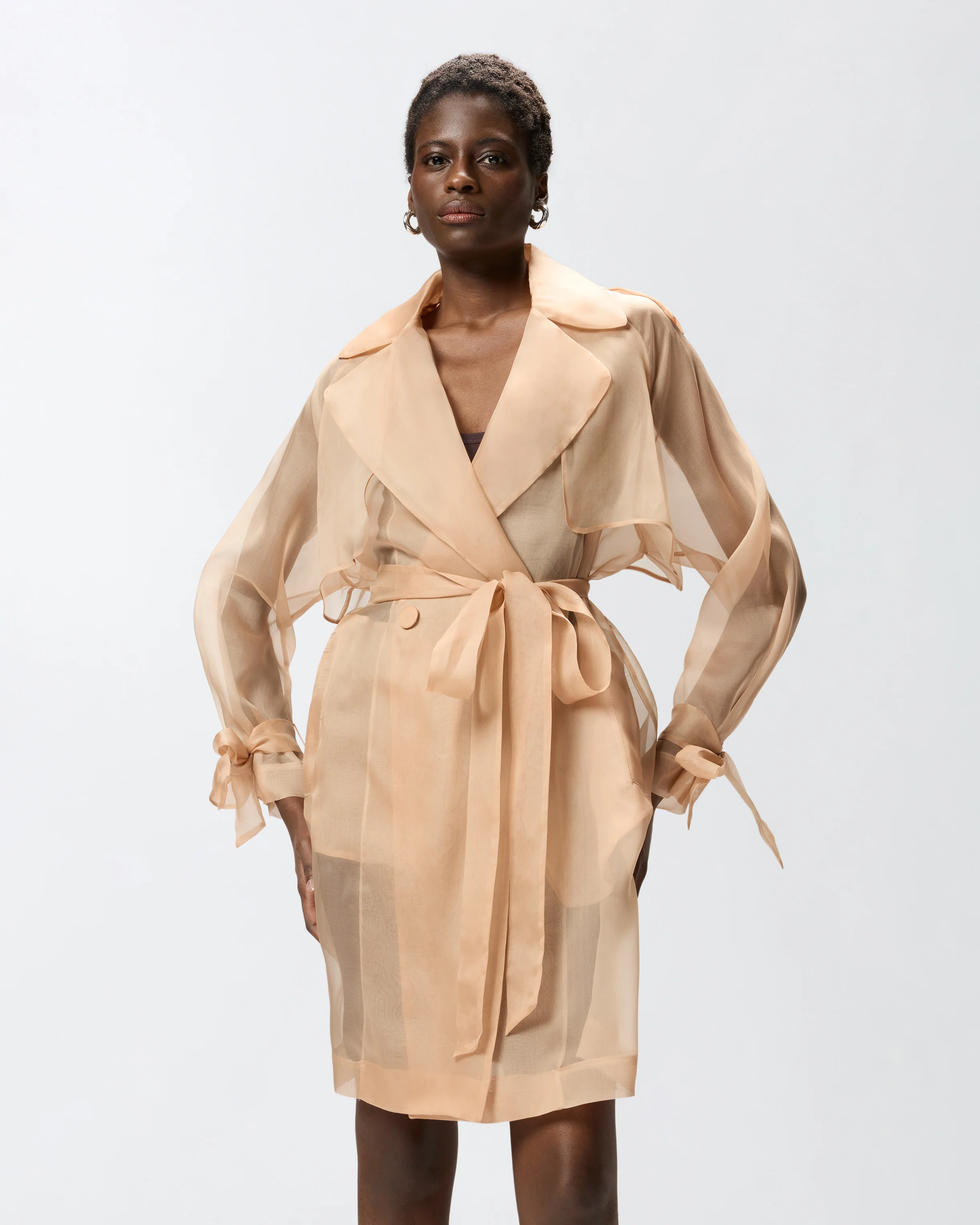 Trench in organza di seta - Image 2