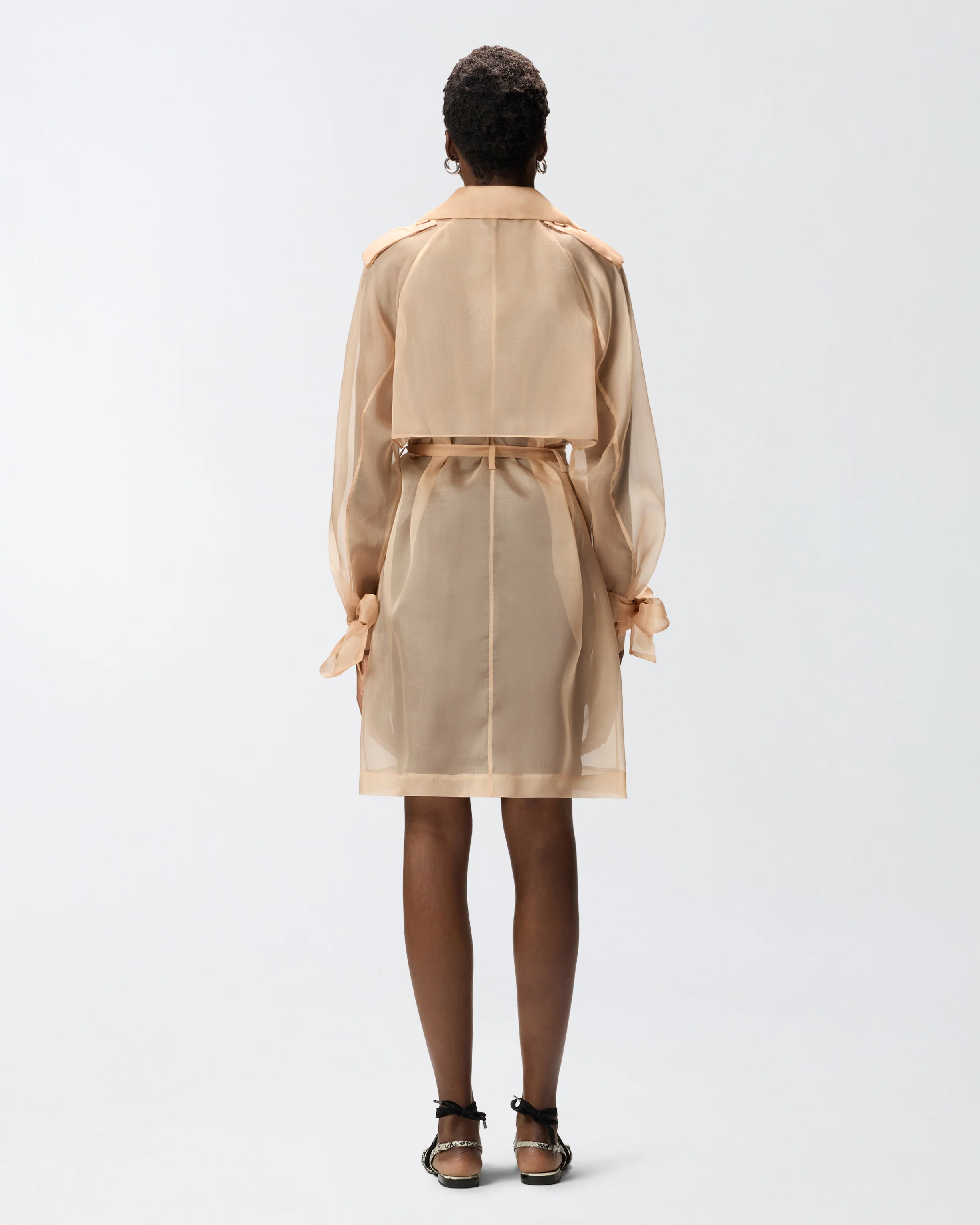 Trench in organza di seta - Image 4
