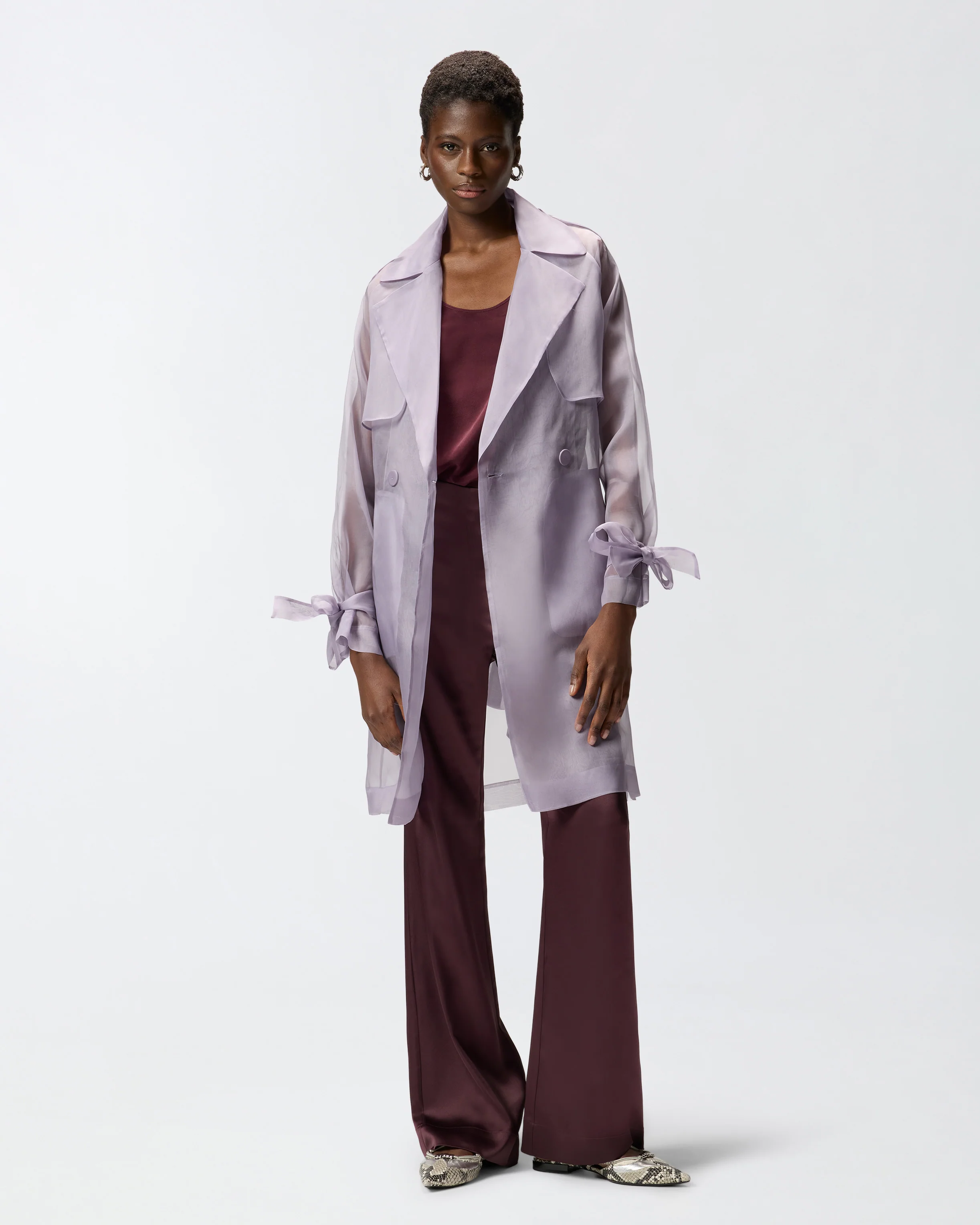 Trench in organza di seta - Image 2