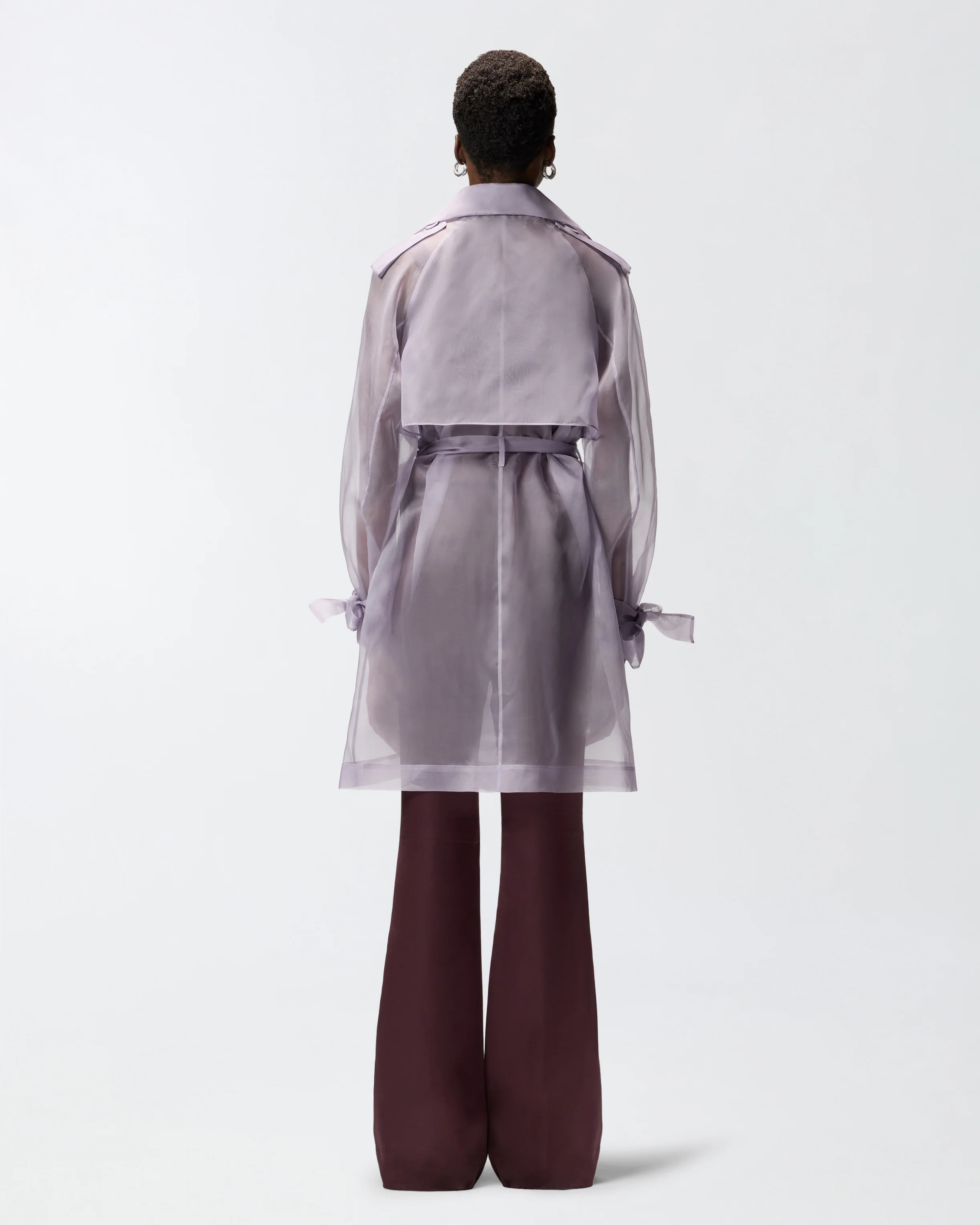 Trench in organza di seta - Image 3